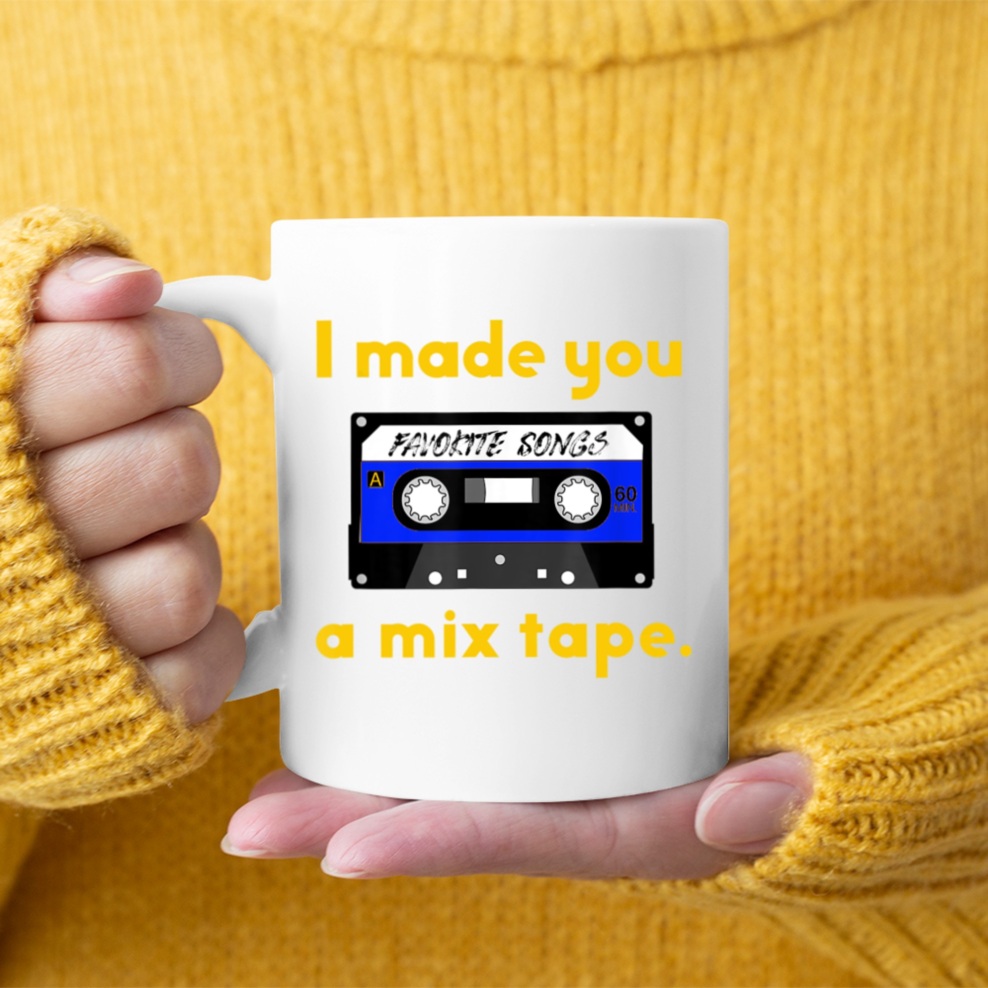 80s Nostalgia I Made You a Mix Tape Mug