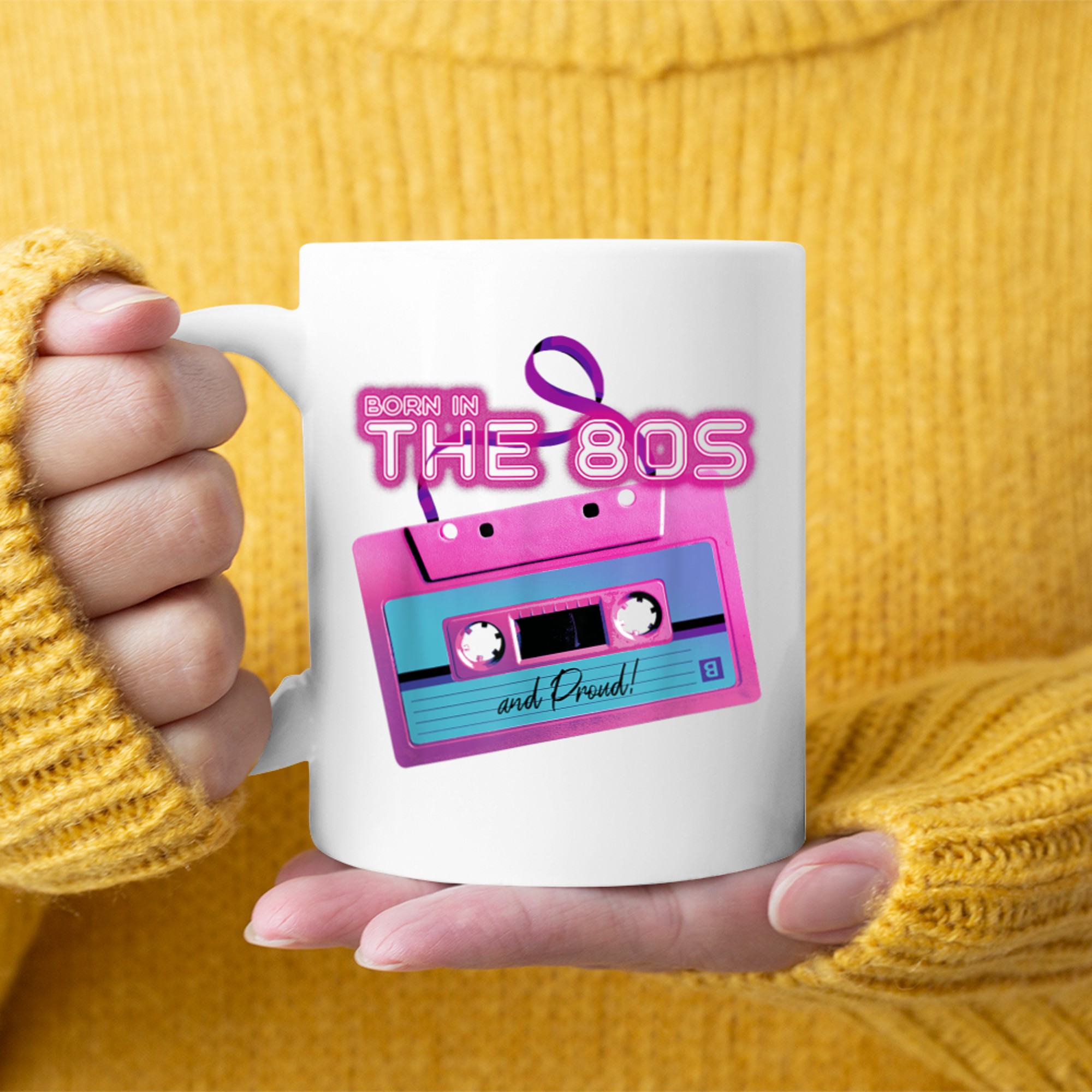 80s Nostalgia Vintage Graphic Pop Culture Mug