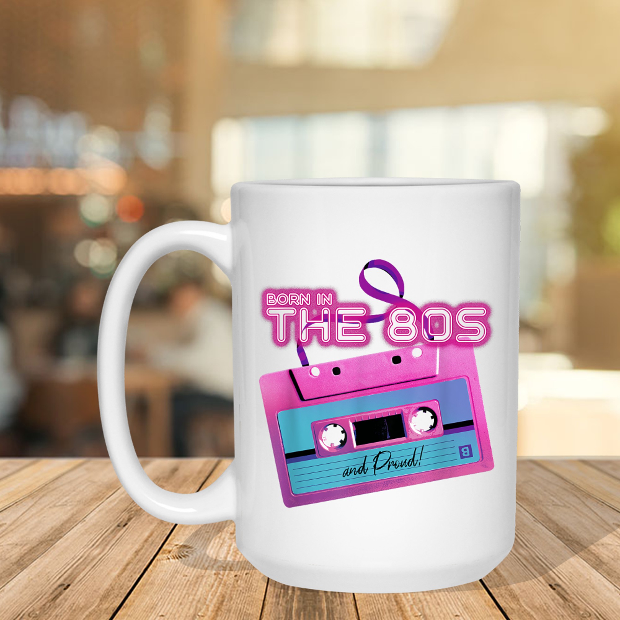 80s Nostalgia Vintage Graphic Pop Culture Mug