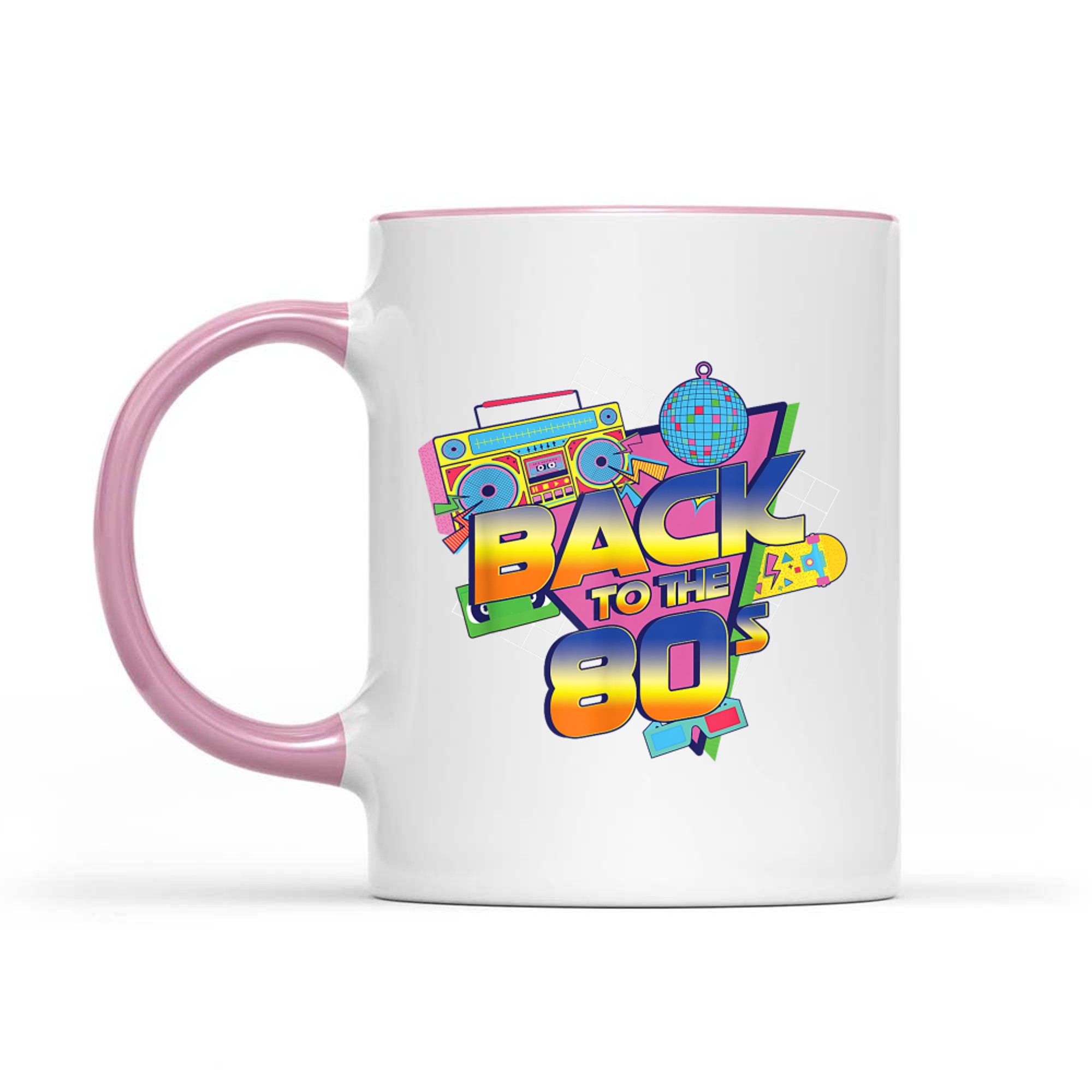 Back To The 80s Retro Vintage Disco Music 80s Nostalgia Mug
