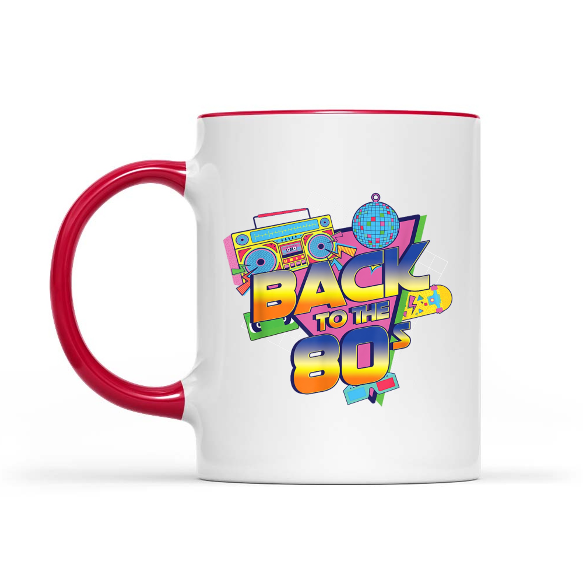 Back To The 80s Retro Vintage Disco Music 80s Nostalgia Mug