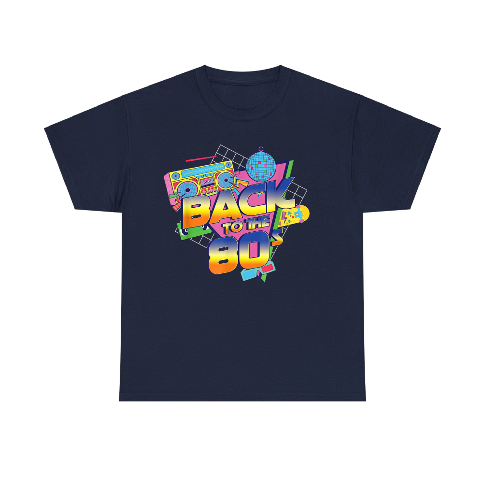 Back To The 80s Retro Vintage Disco Music 80s Nostalgia T-Shirt