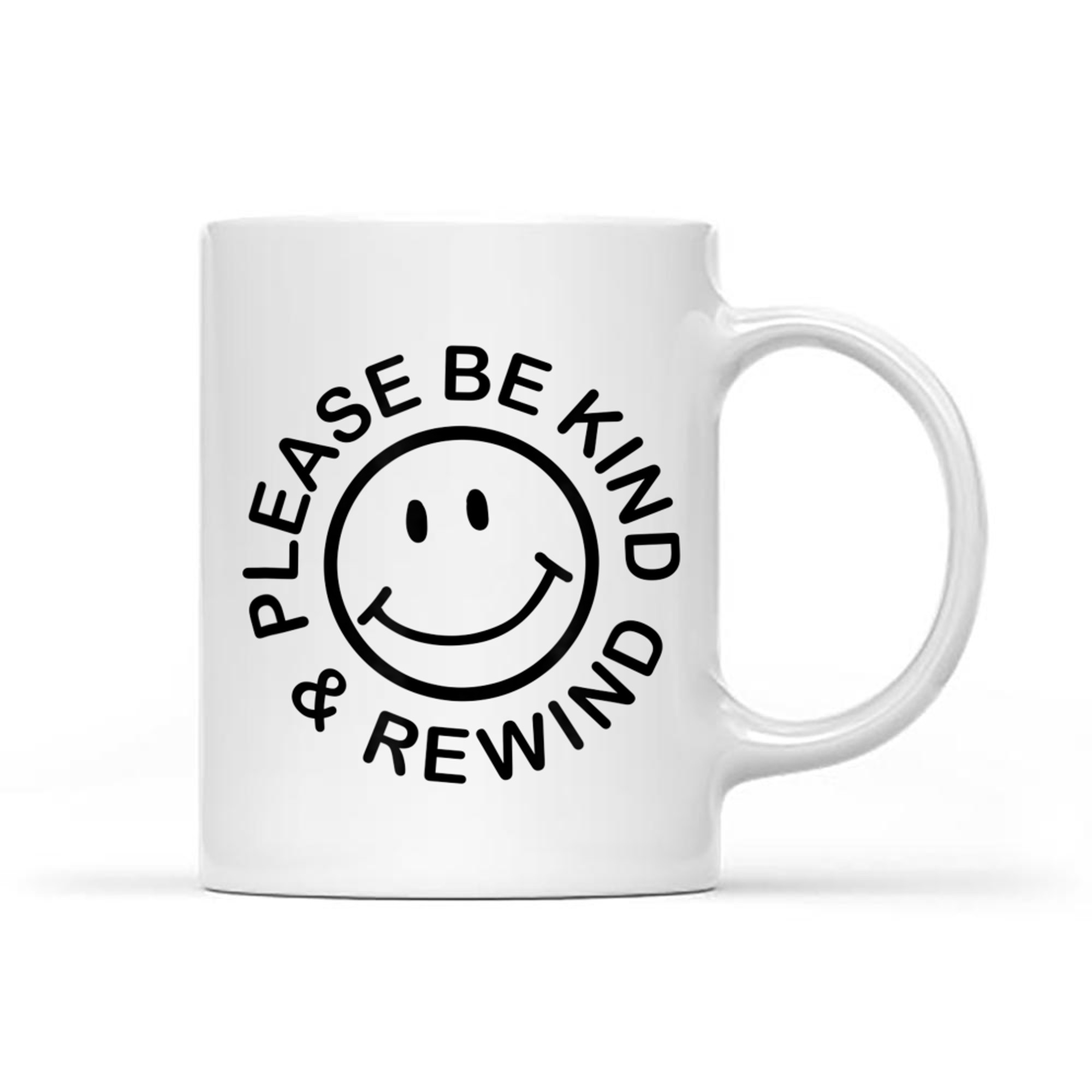 Be Kind Rewind Retro Nostalgia Sticker 80s 90s Mug