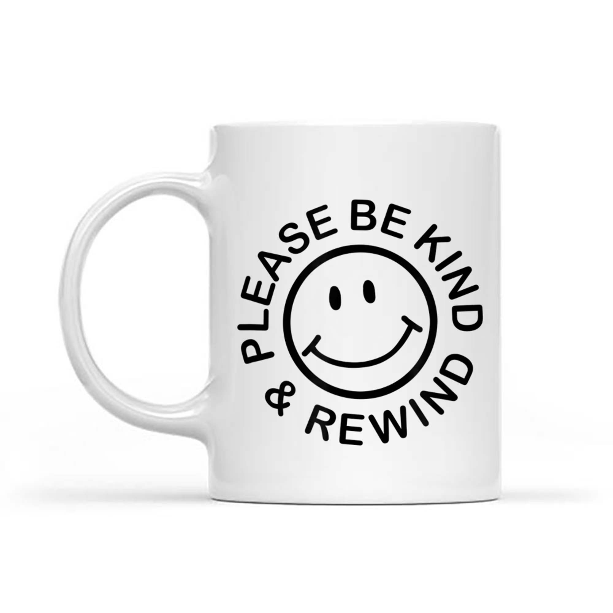 Be Kind Rewind Retro Nostalgia Sticker 80s 90s Mug