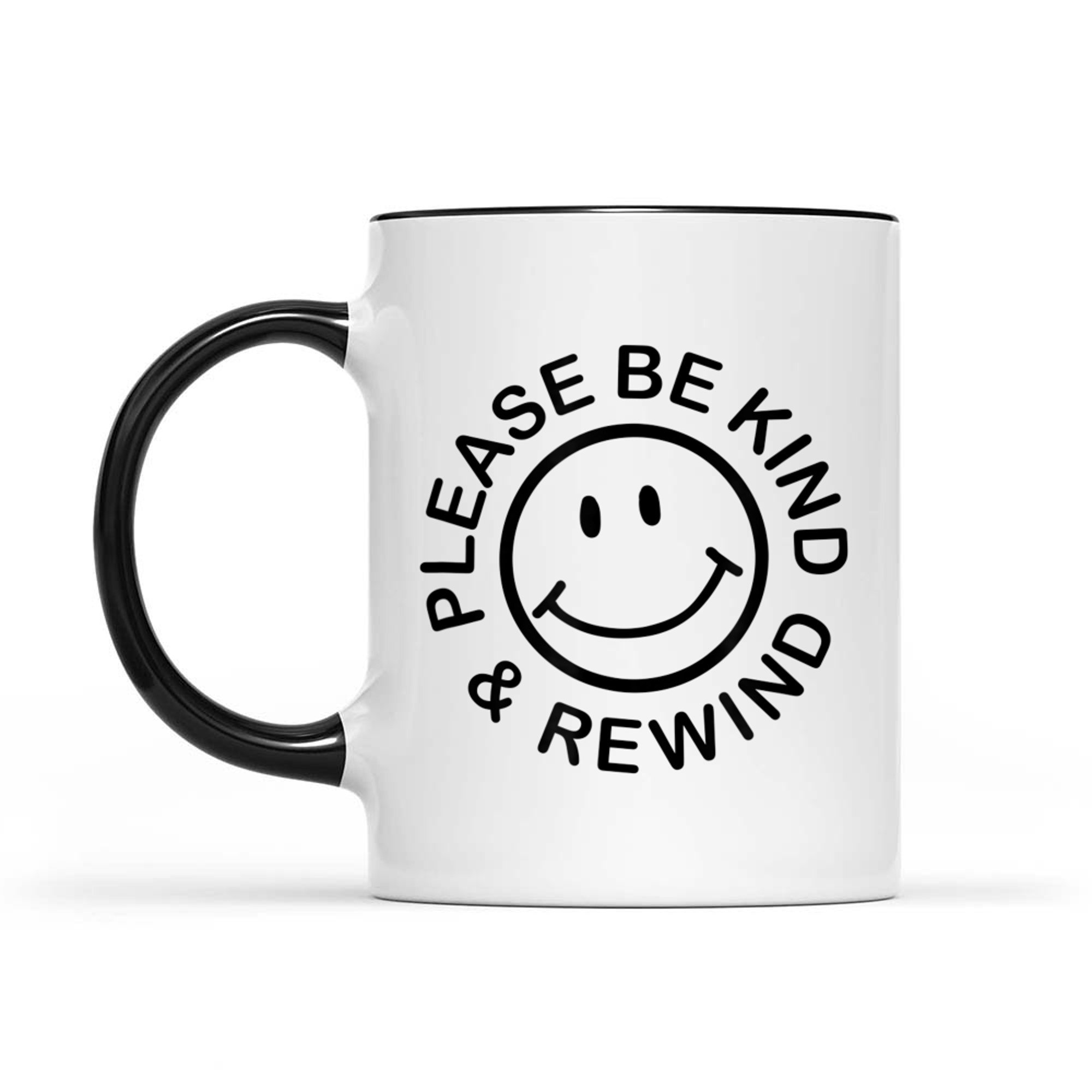 Be Kind Rewind Retro Nostalgia Sticker 80s 90s Mug