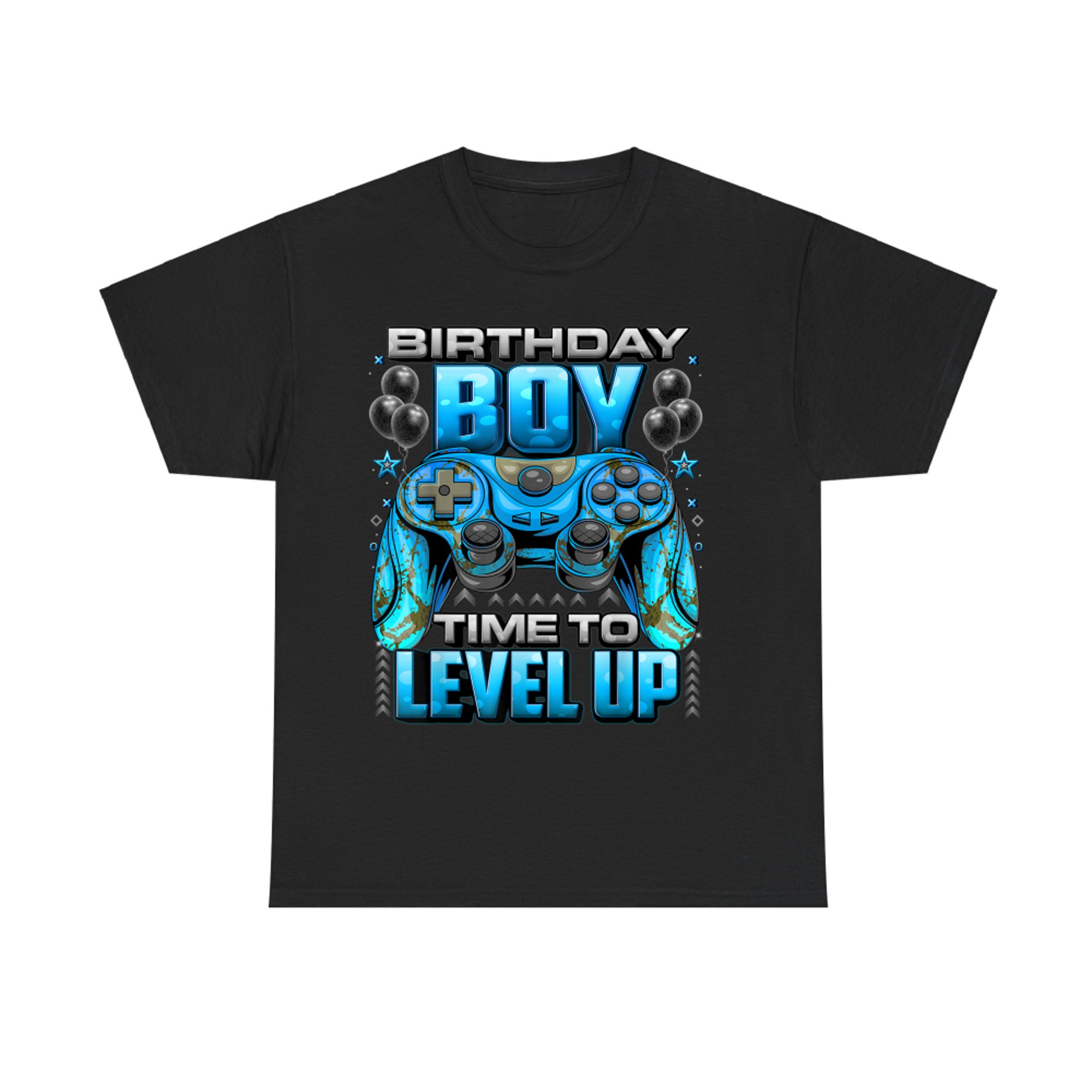 Birthday Boy Time to Level Up Video Gamer Birthday Boy T-Shirt