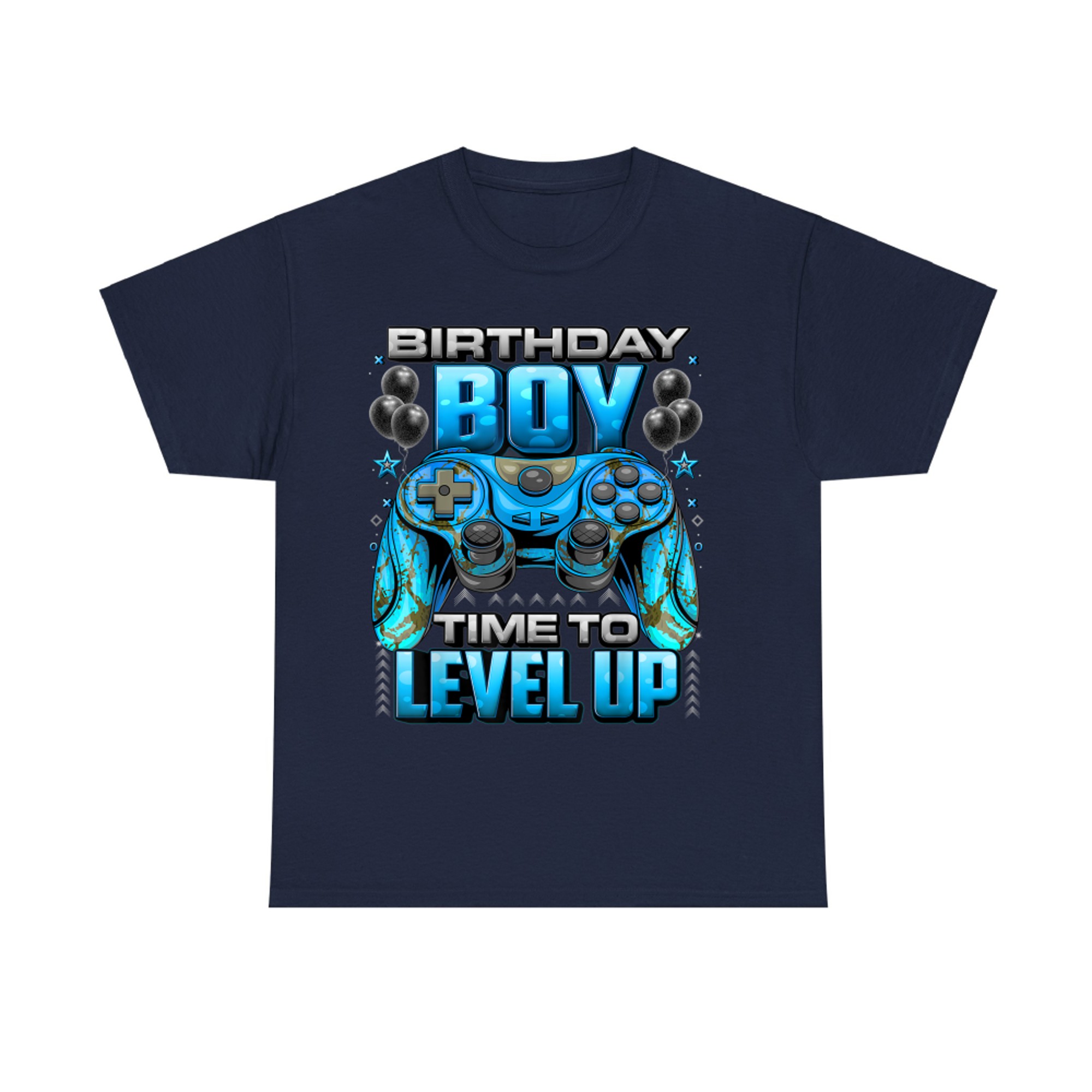 Birthday Boy Time to Level Up Video Gamer Birthday Boy T-Shirt