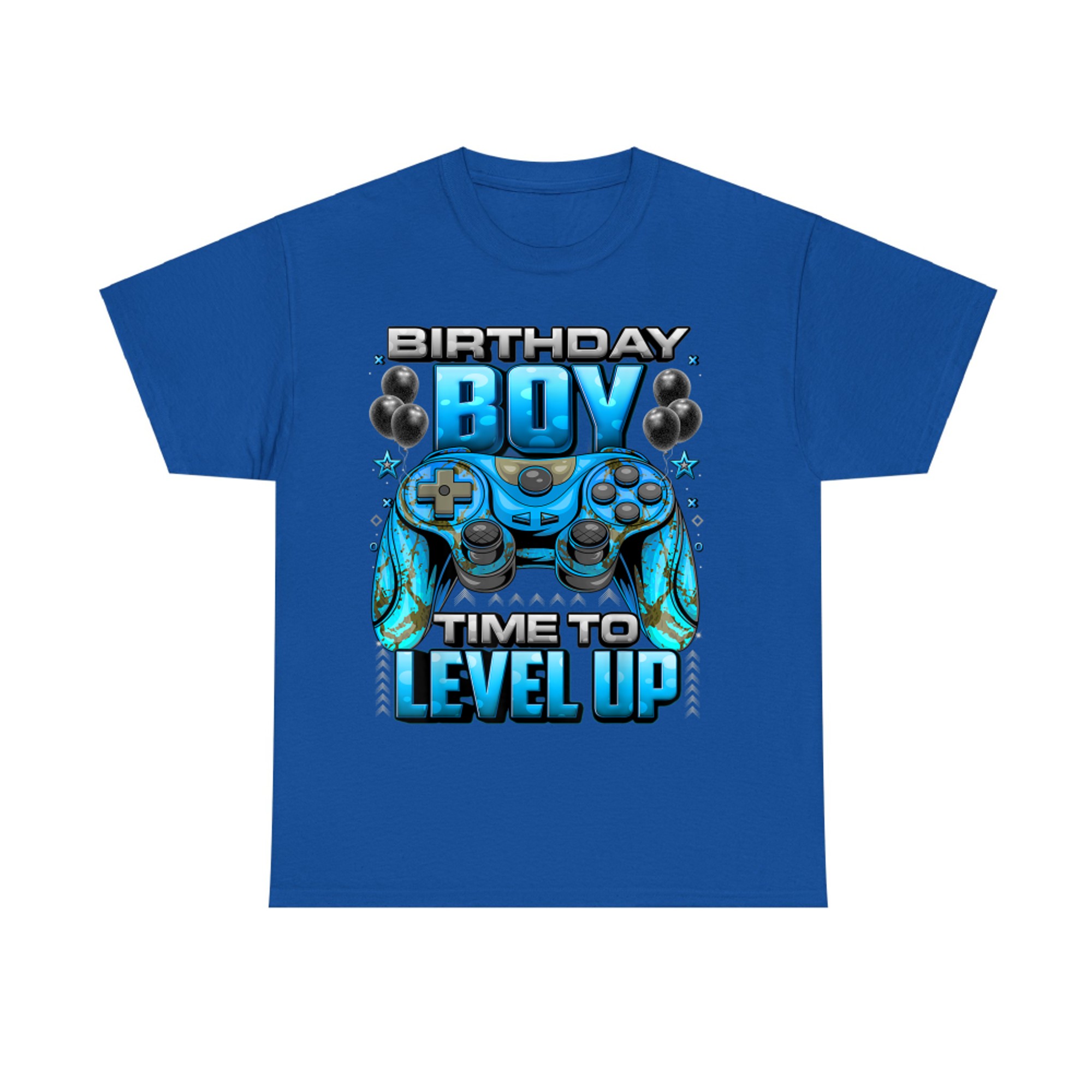 Birthday Boy Time to Level Up Video Gamer Birthday Boy T-Shirt