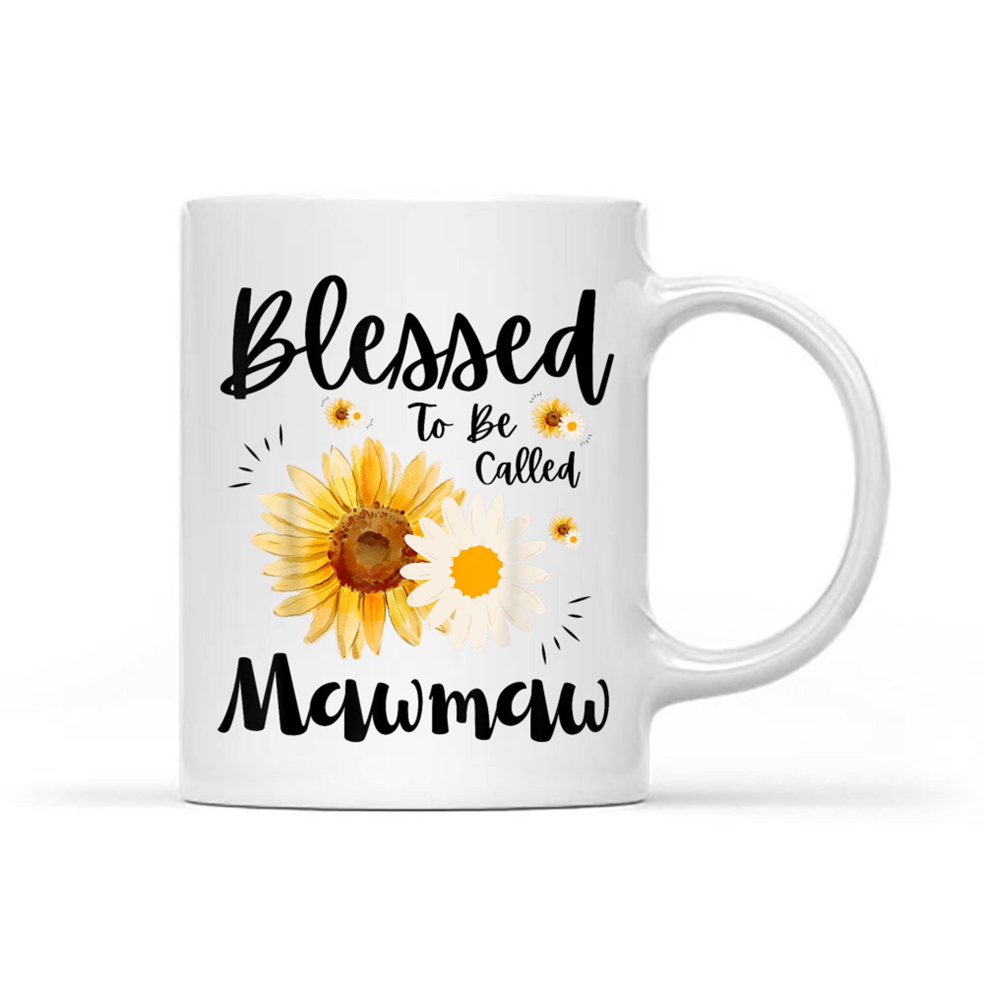 Blessed To Be Called Mawmaw Women Floral Cute Mothers Day Mug