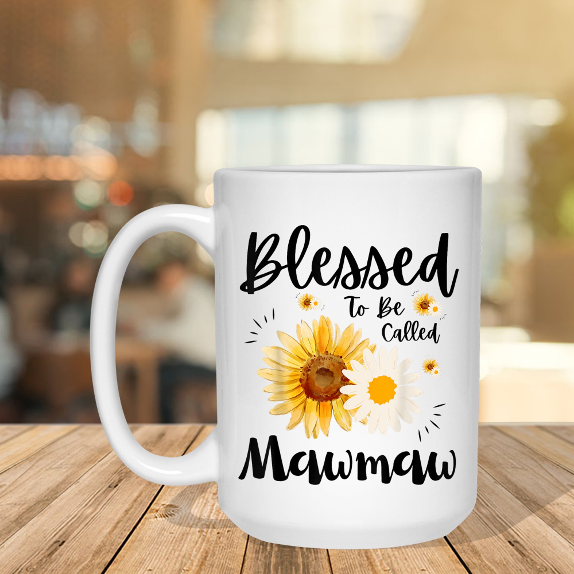Blessed To Be Called Mawmaw Women Floral Cute Mothers Day Mug