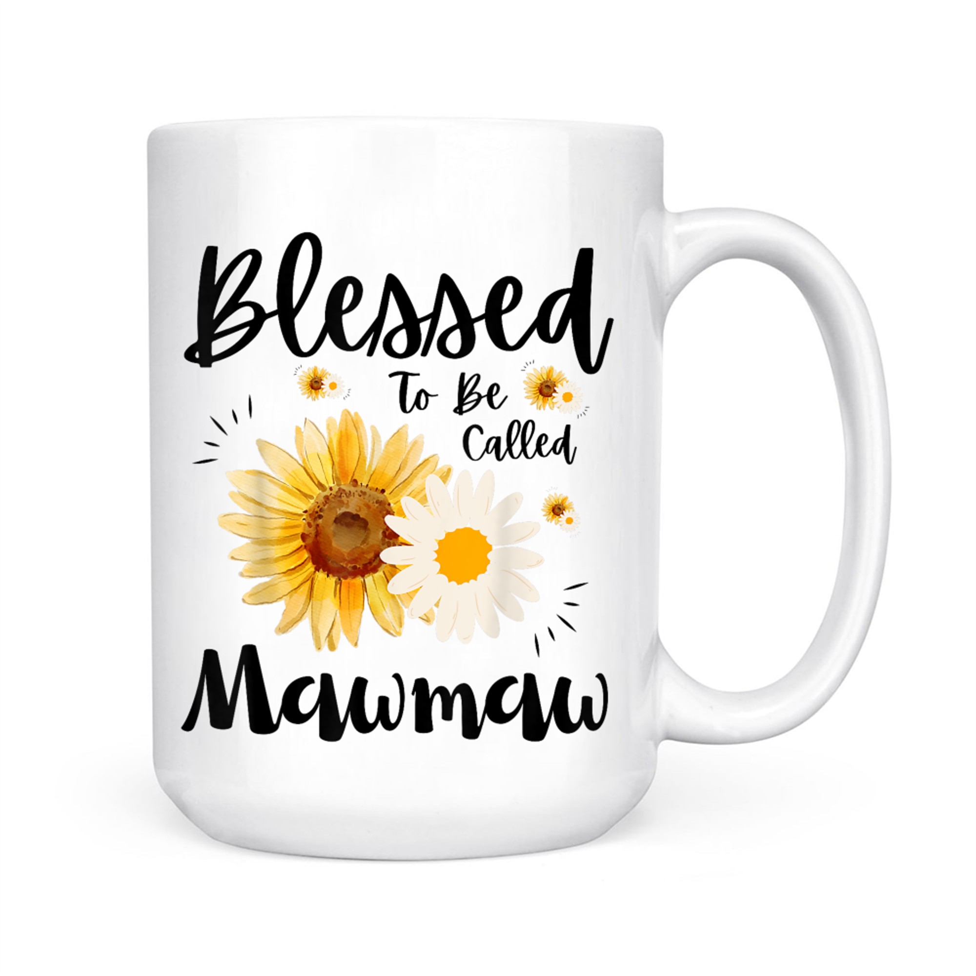 Blessed To Be Called Mawmaw Women Floral Cute Mothers Day Mug