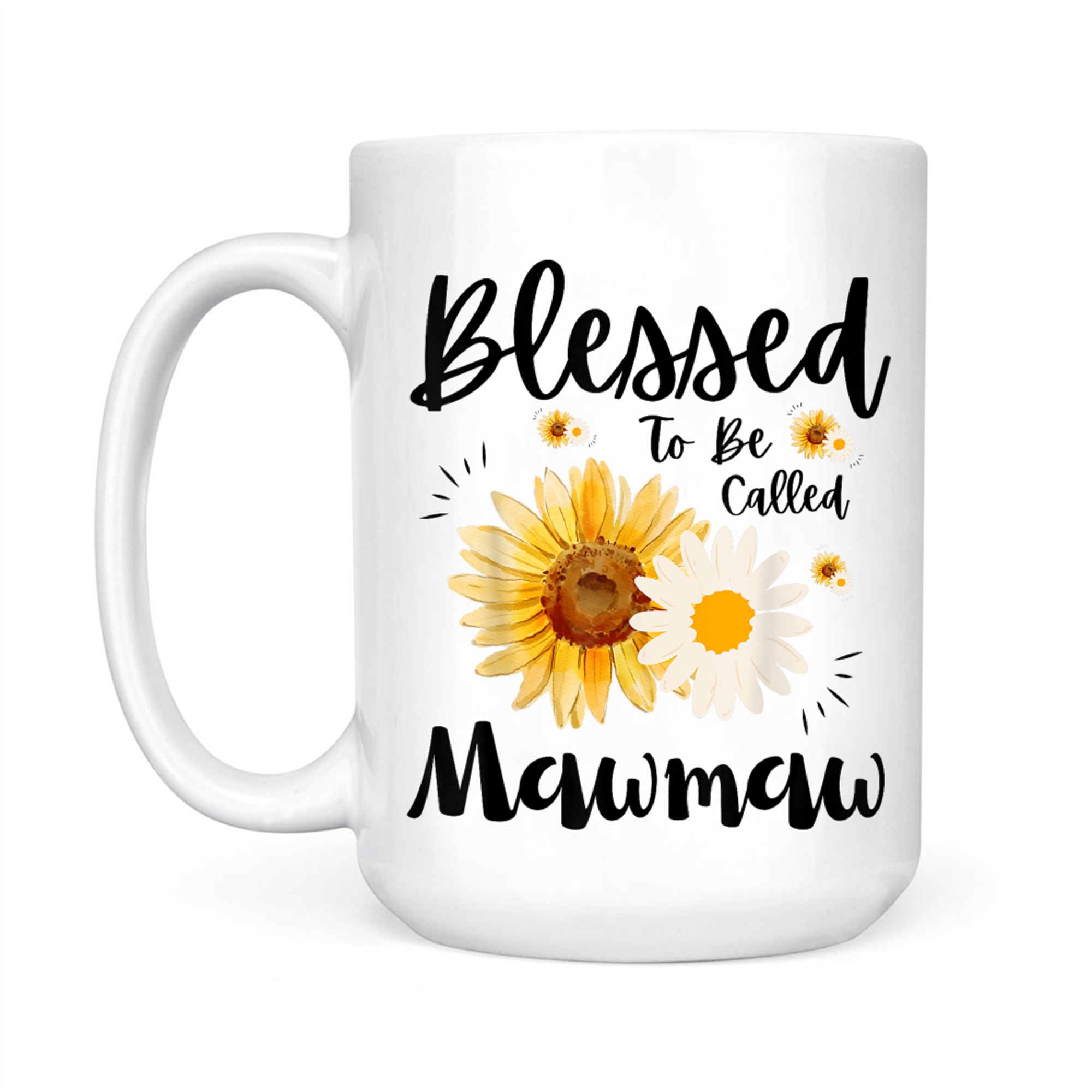 Blessed To Be Called Mawmaw Women Floral Cute Mothers Day Mug
