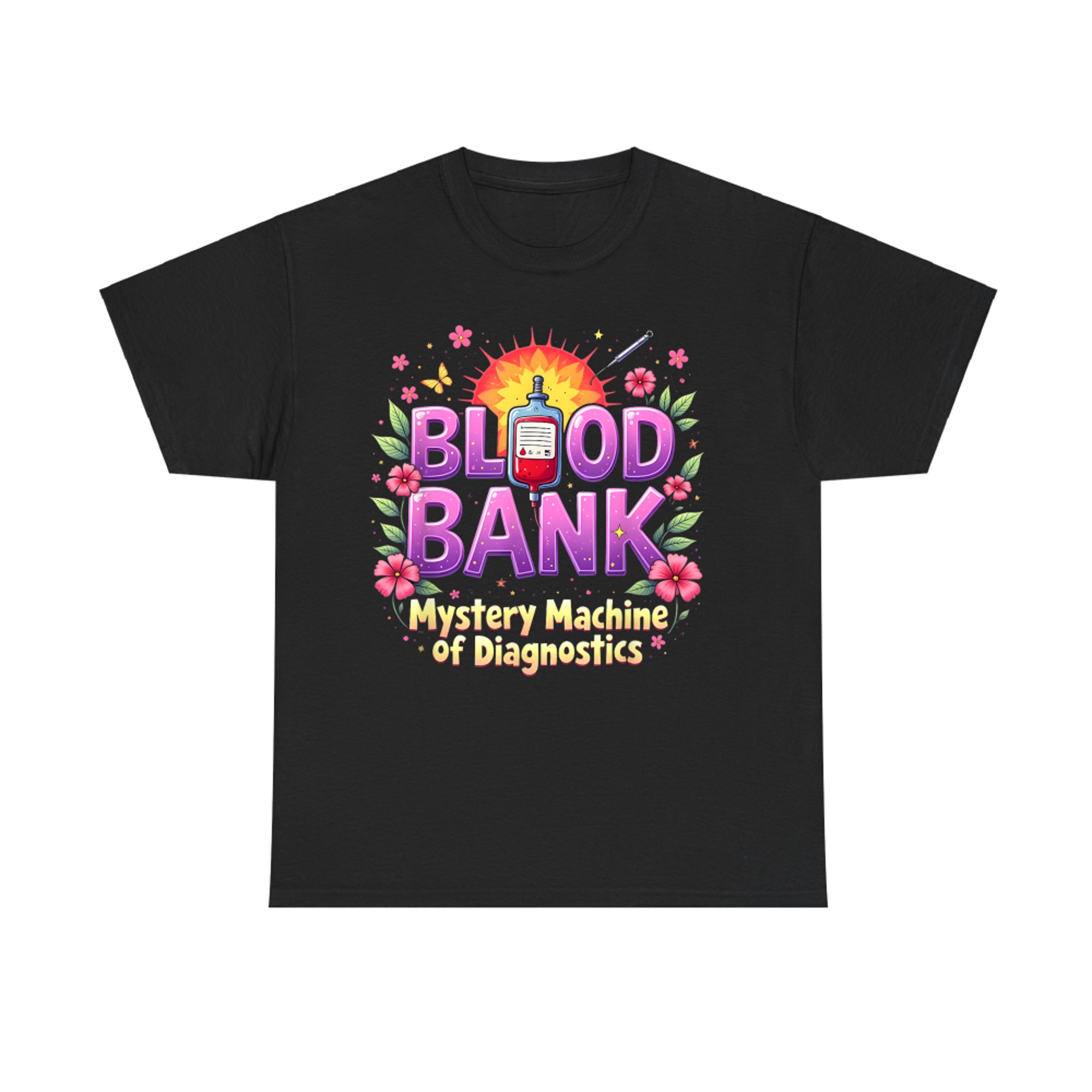 Blood Bank Mystery Machine Of Diagnostics Lab Week T-Shirt