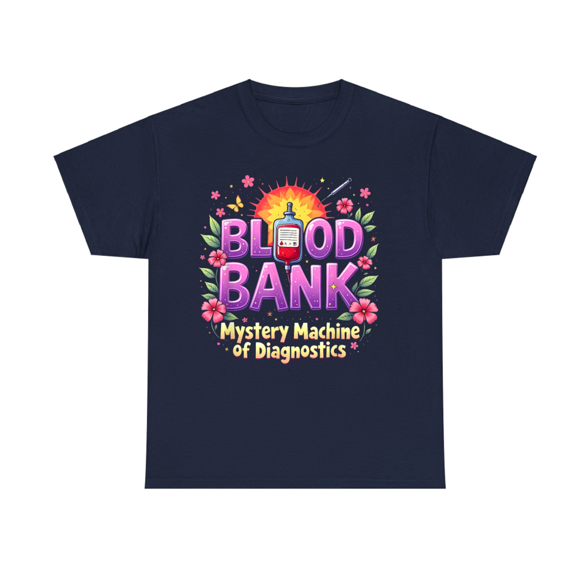Blood Bank Mystery Machine Of Diagnostics Lab Week T-Shirt