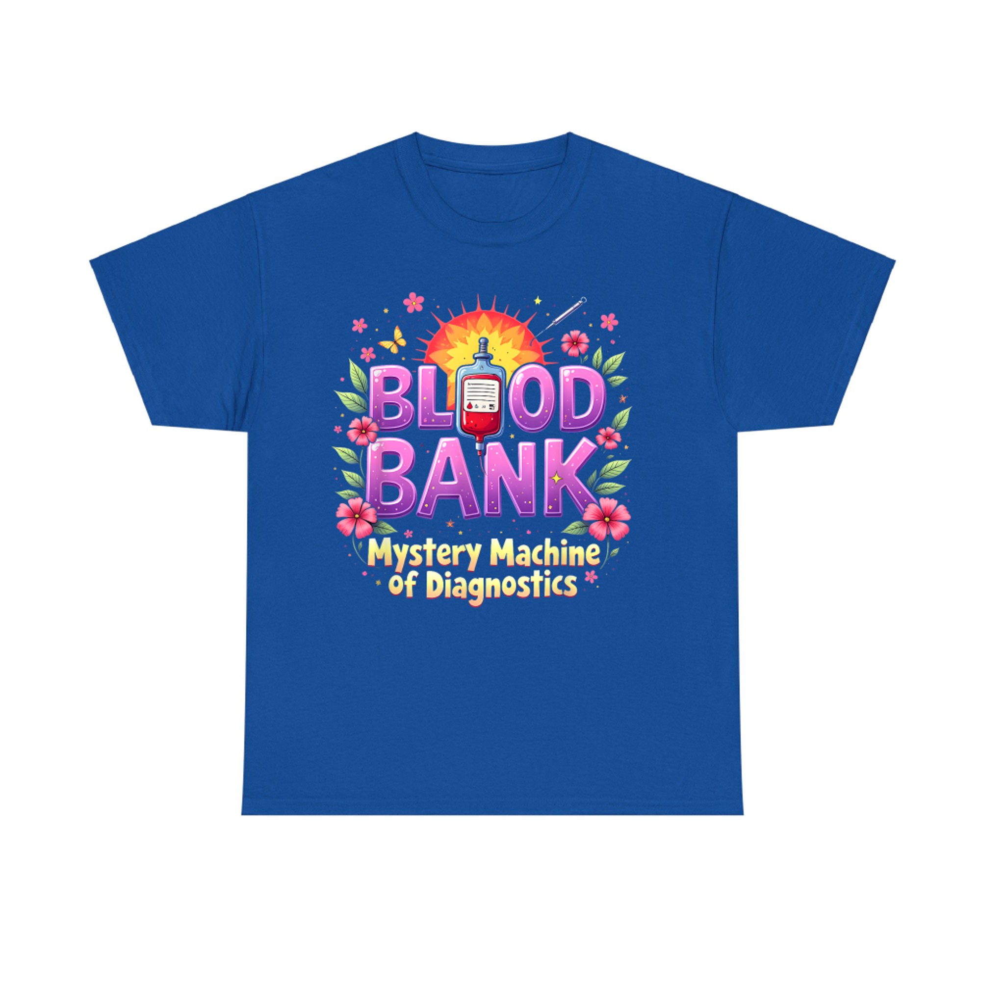 Blood Bank Mystery Machine Of Diagnostics Lab Week T-Shirt