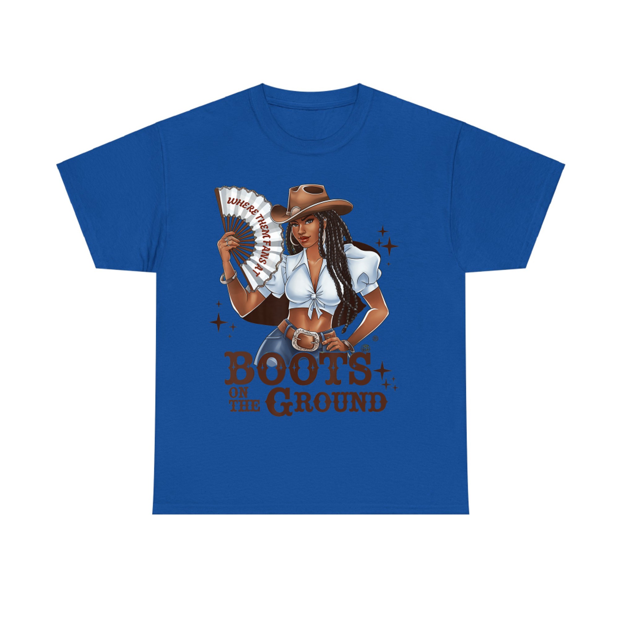 Boots On The Ground Linedance Stylish Black Cowgirl T-Shirt