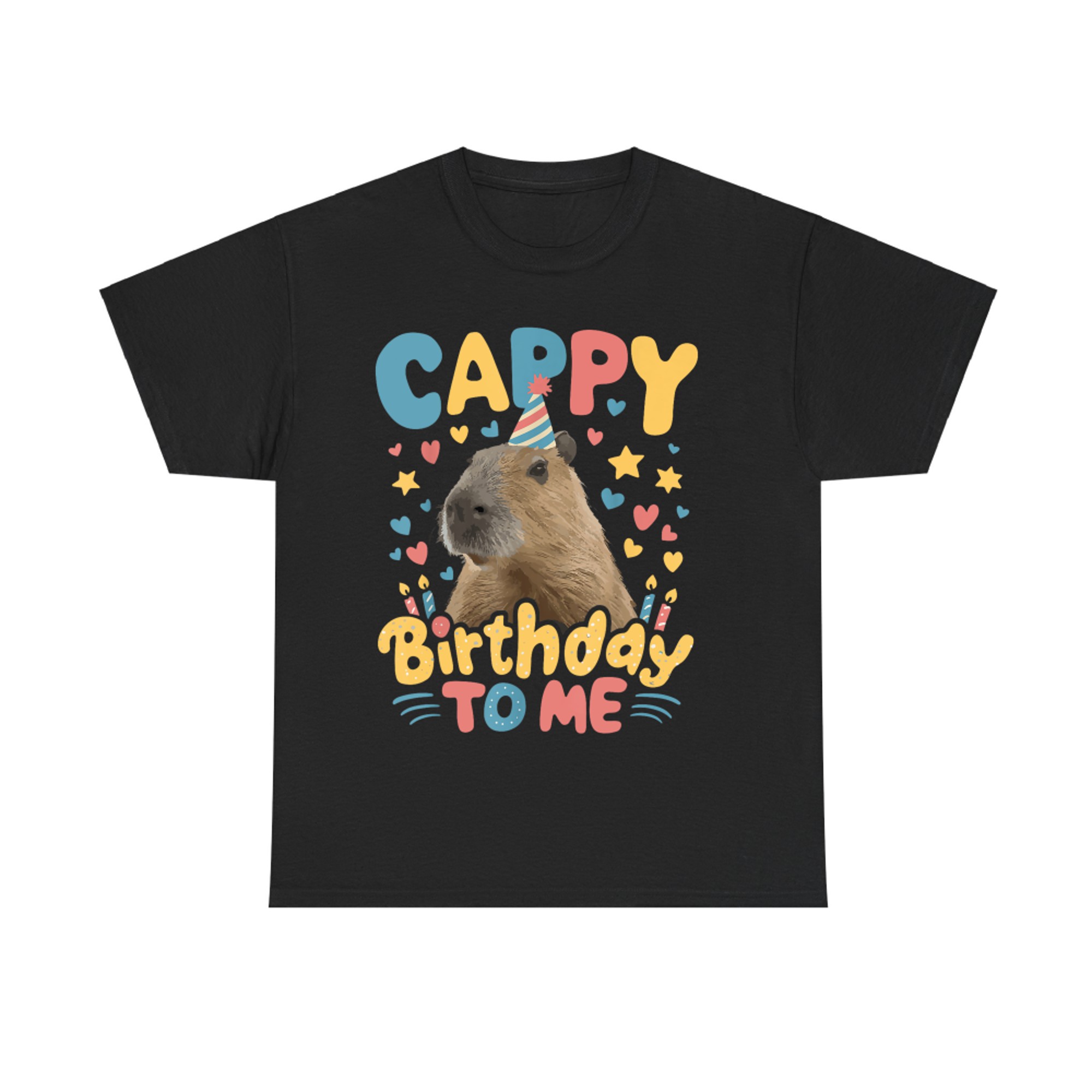 Cappy Birthday To Me Capy Birthday Funny Cute T-Shirt
