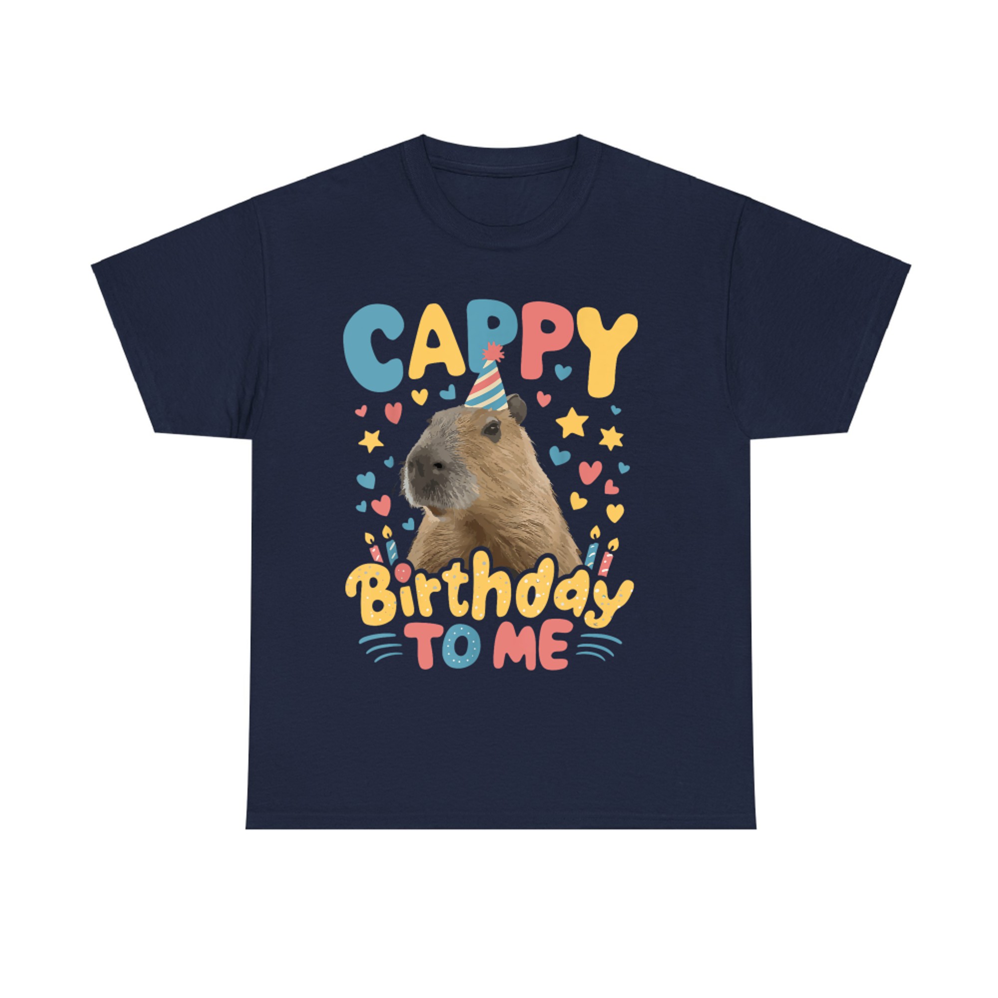 Cappy Birthday To Me Capy Birthday Funny Cute T-Shirt