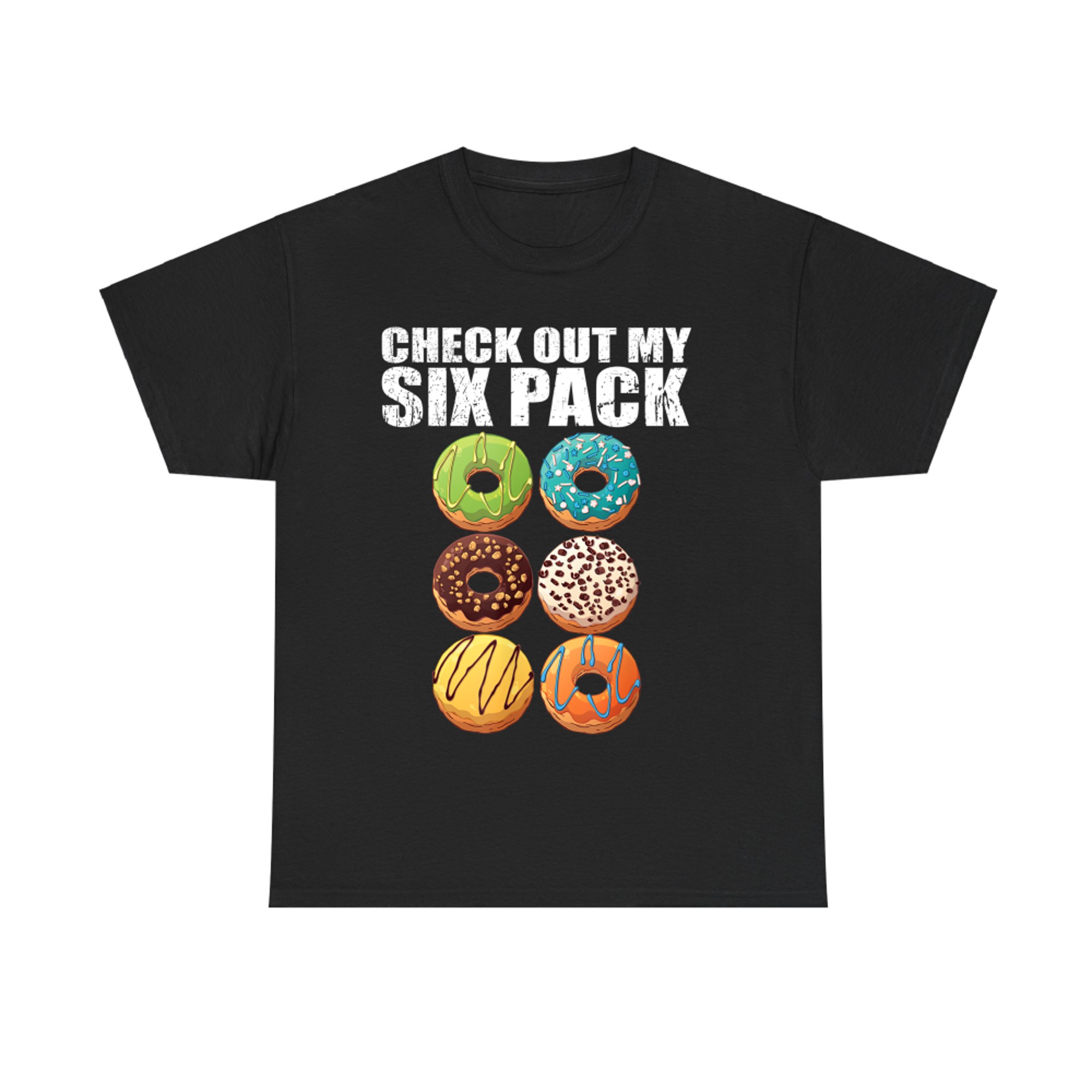 Check Out My Six Pack Donut Funny Gym T-Shirt