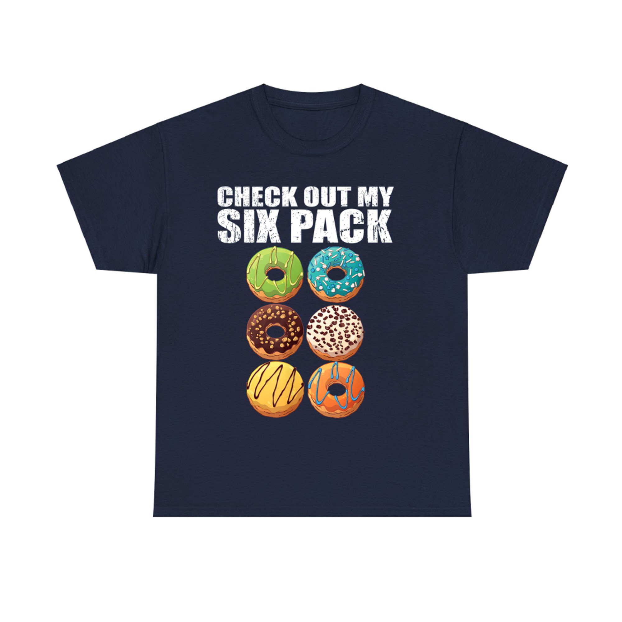 Check Out My Six Pack Donut Funny Gym T-Shirt