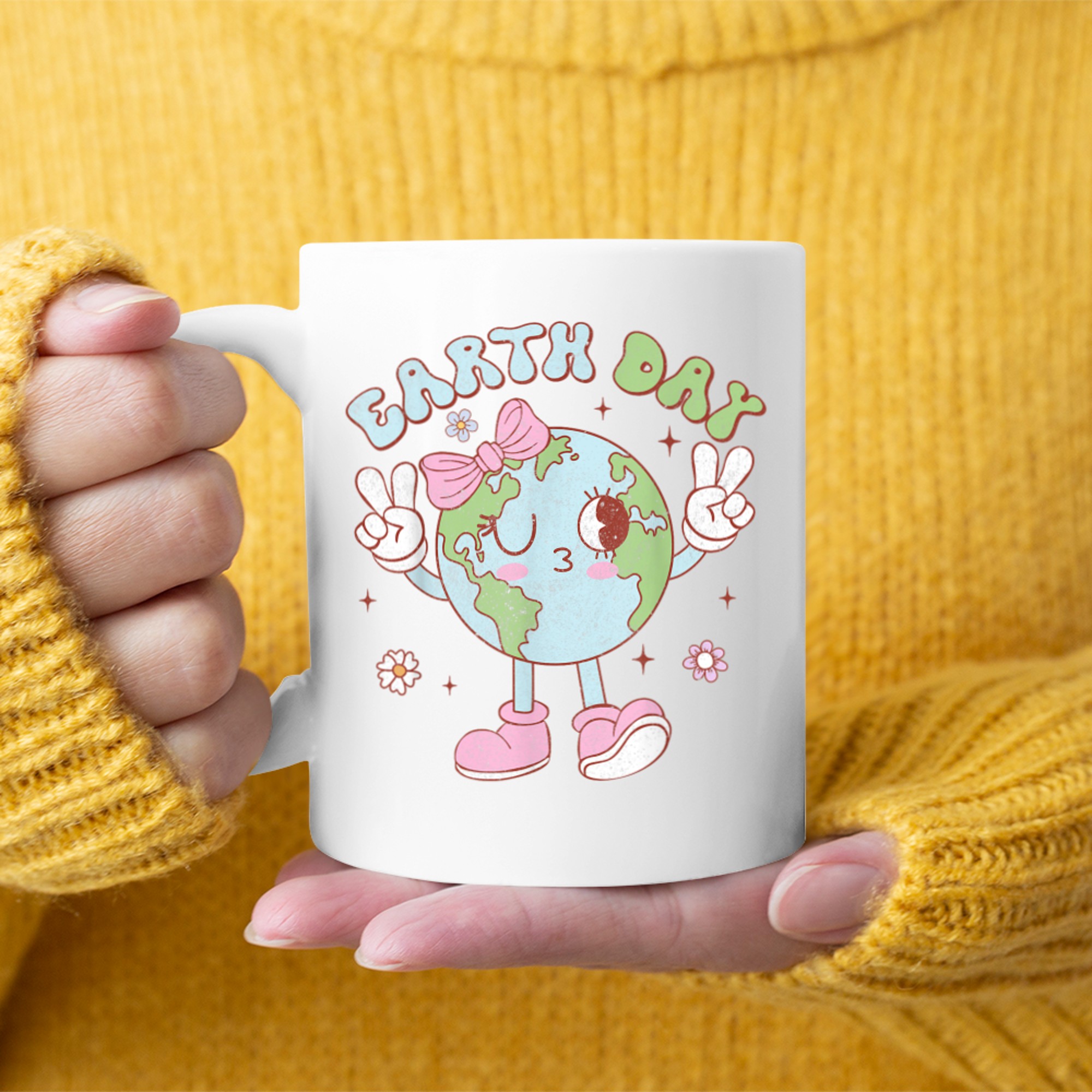 Cute Earth Day Save The Planet Mug