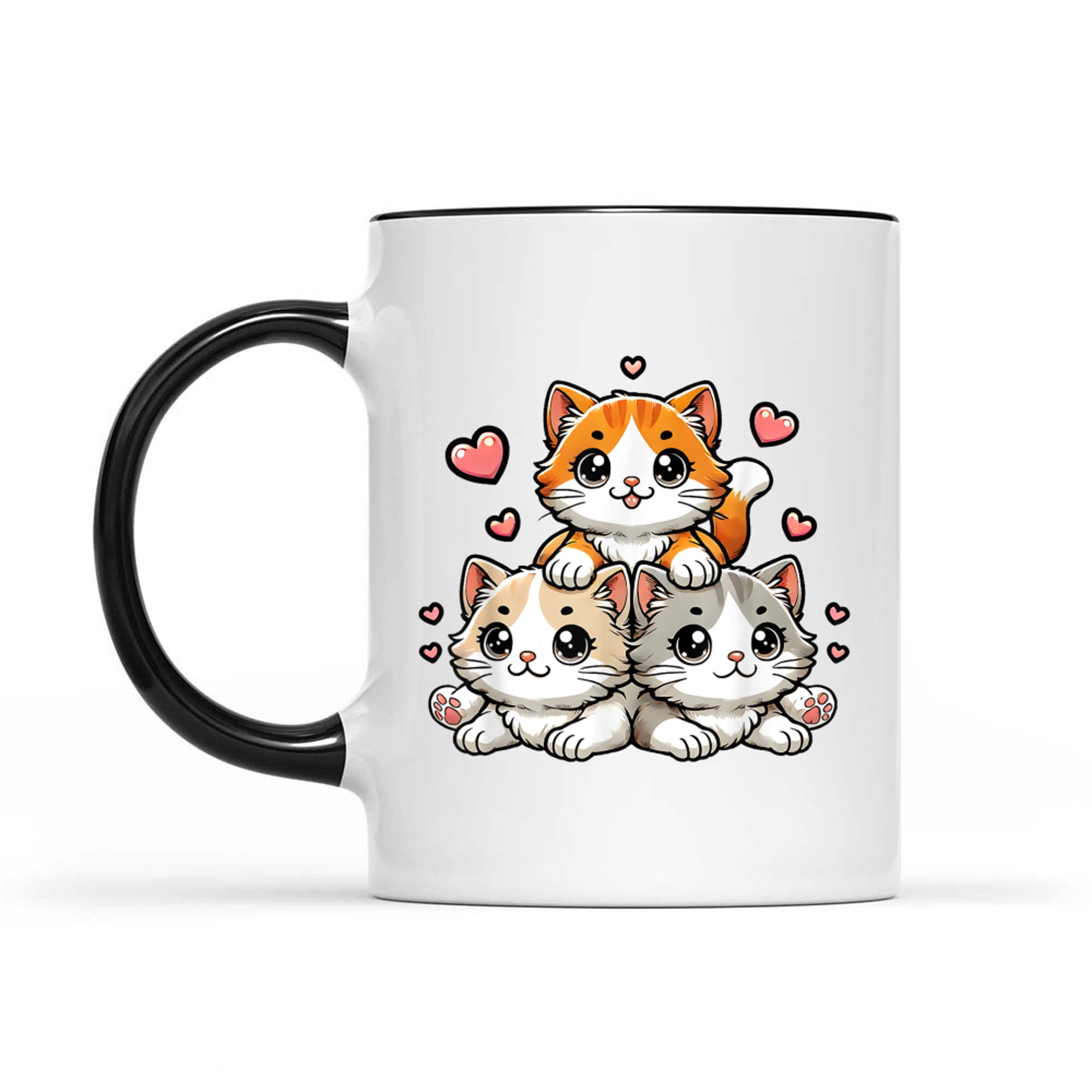 Cute Kawaii Cats Neko Funny Kitten Cat Lover Mug