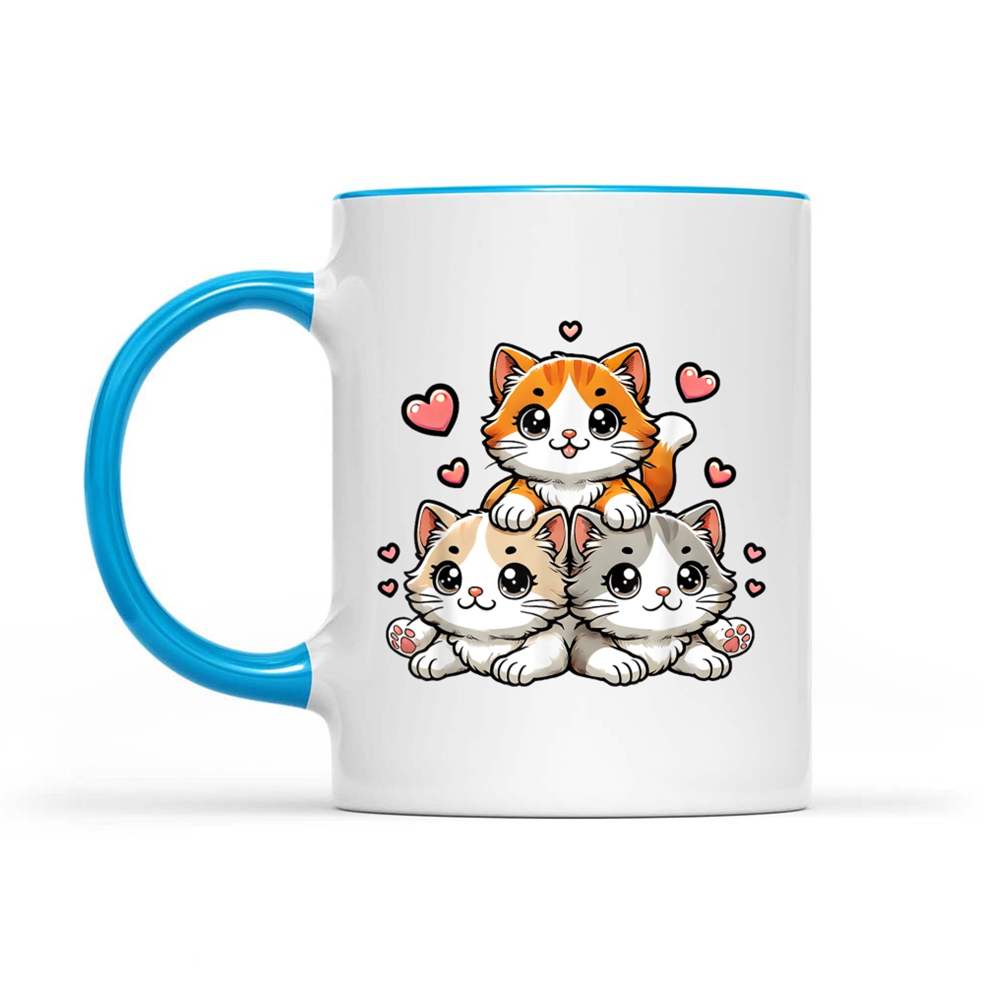 Cute Kawaii Cats Neko Funny Kitten Cat Lover Mug