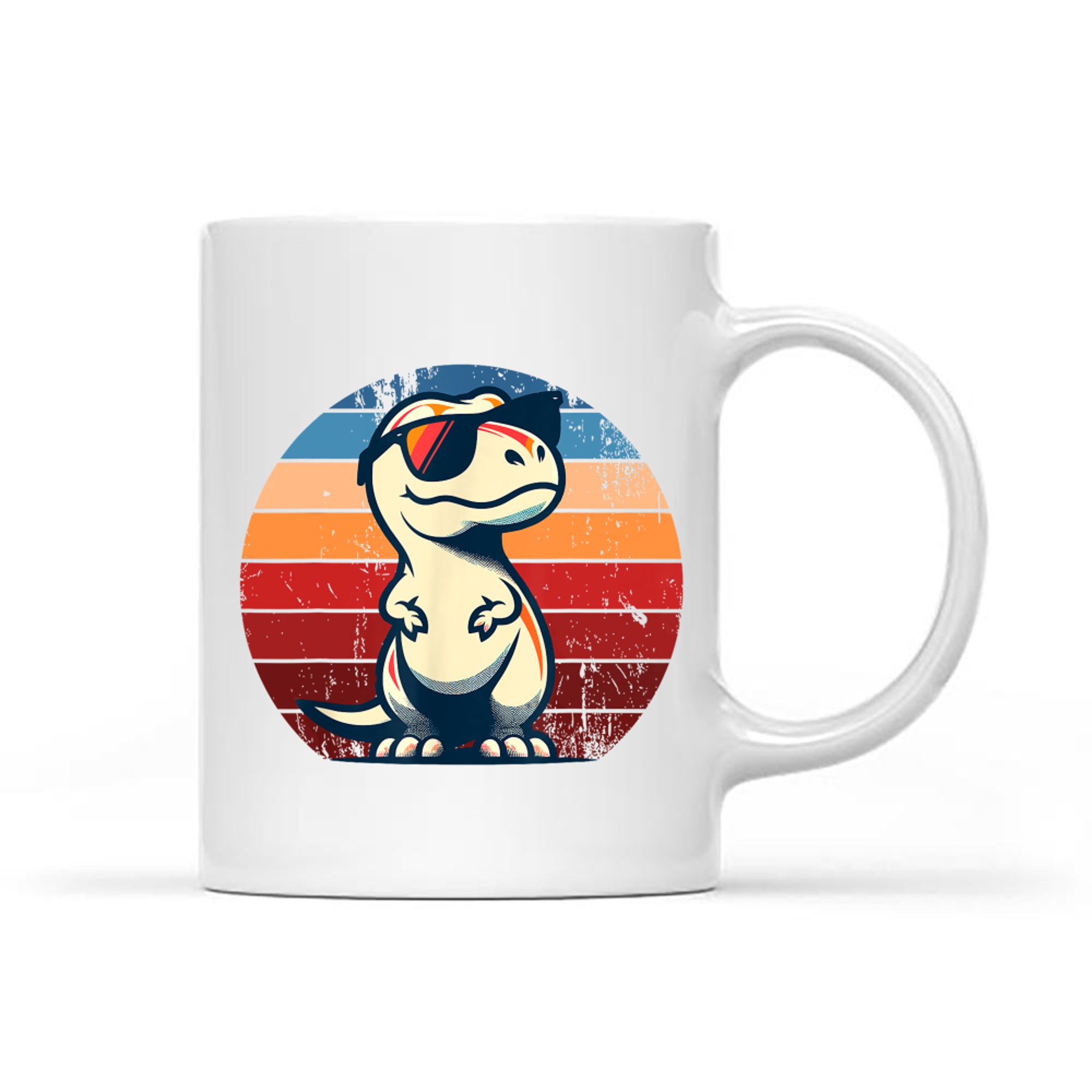 Dinosaur T-Rex Retro Novelty Funny Dinosaur Mug