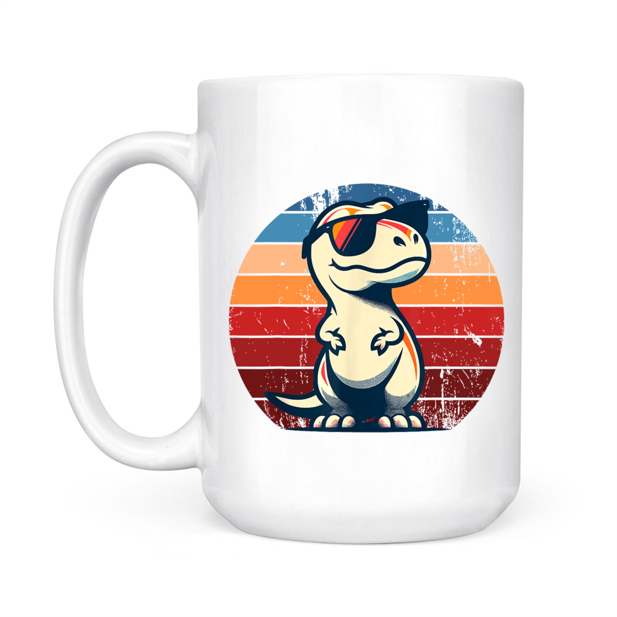 Dinosaur T-Rex Retro Novelty Funny Dinosaur Mug