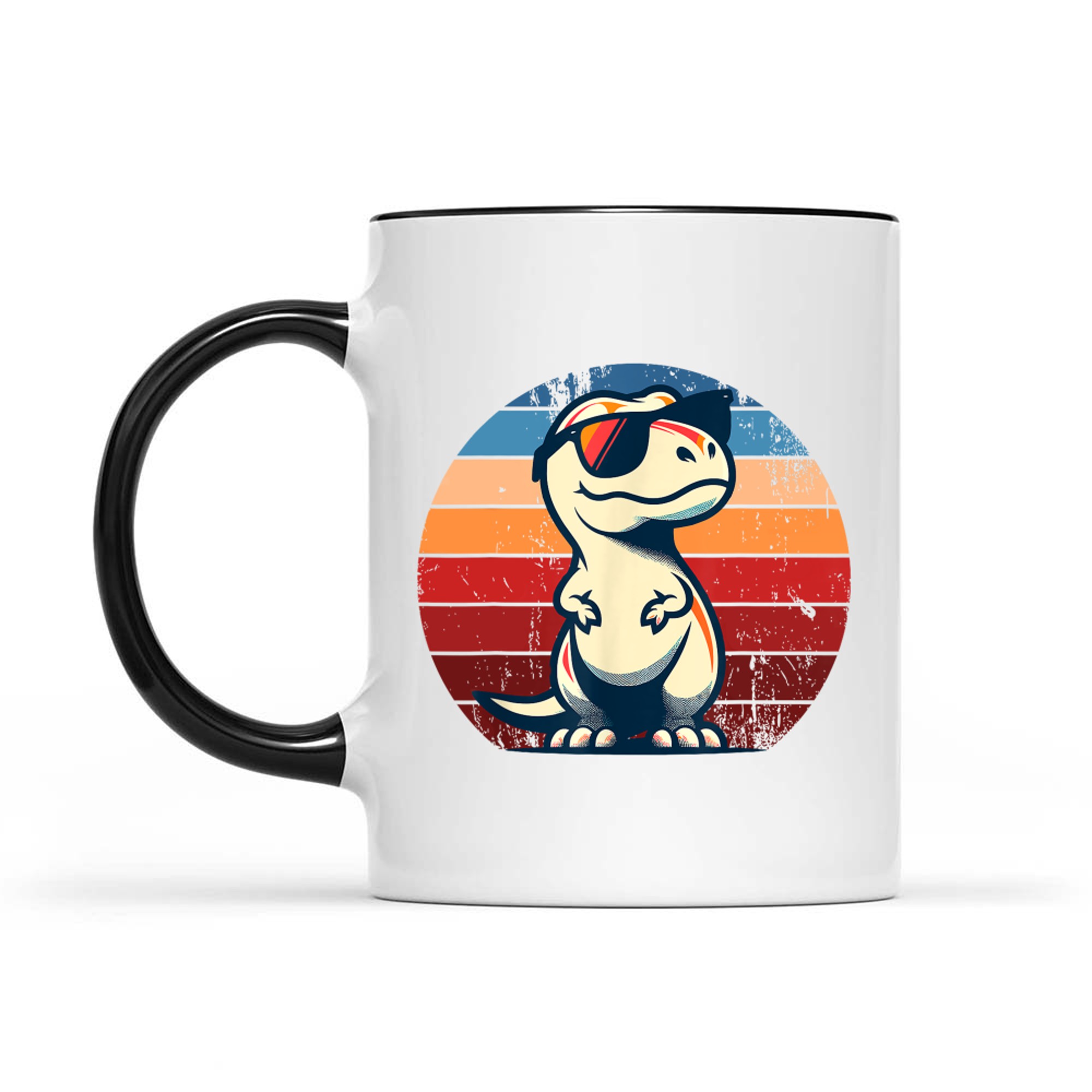 Dinosaur T-Rex Retro Novelty Funny Dinosaur Mug