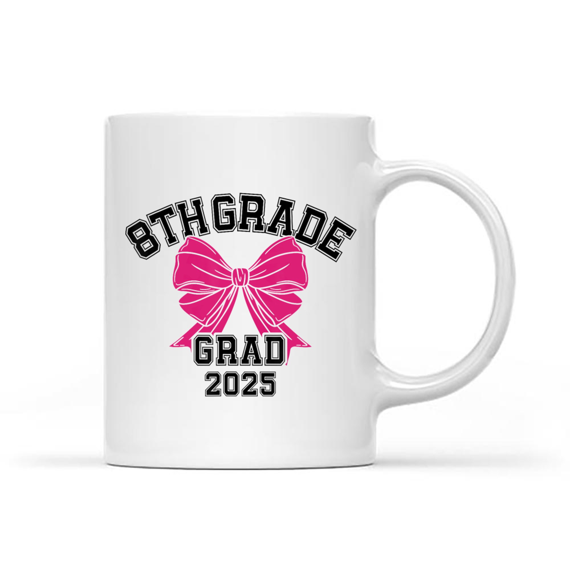 Eighth 8th Grade Grad Coquette Middle School Graduate Mug