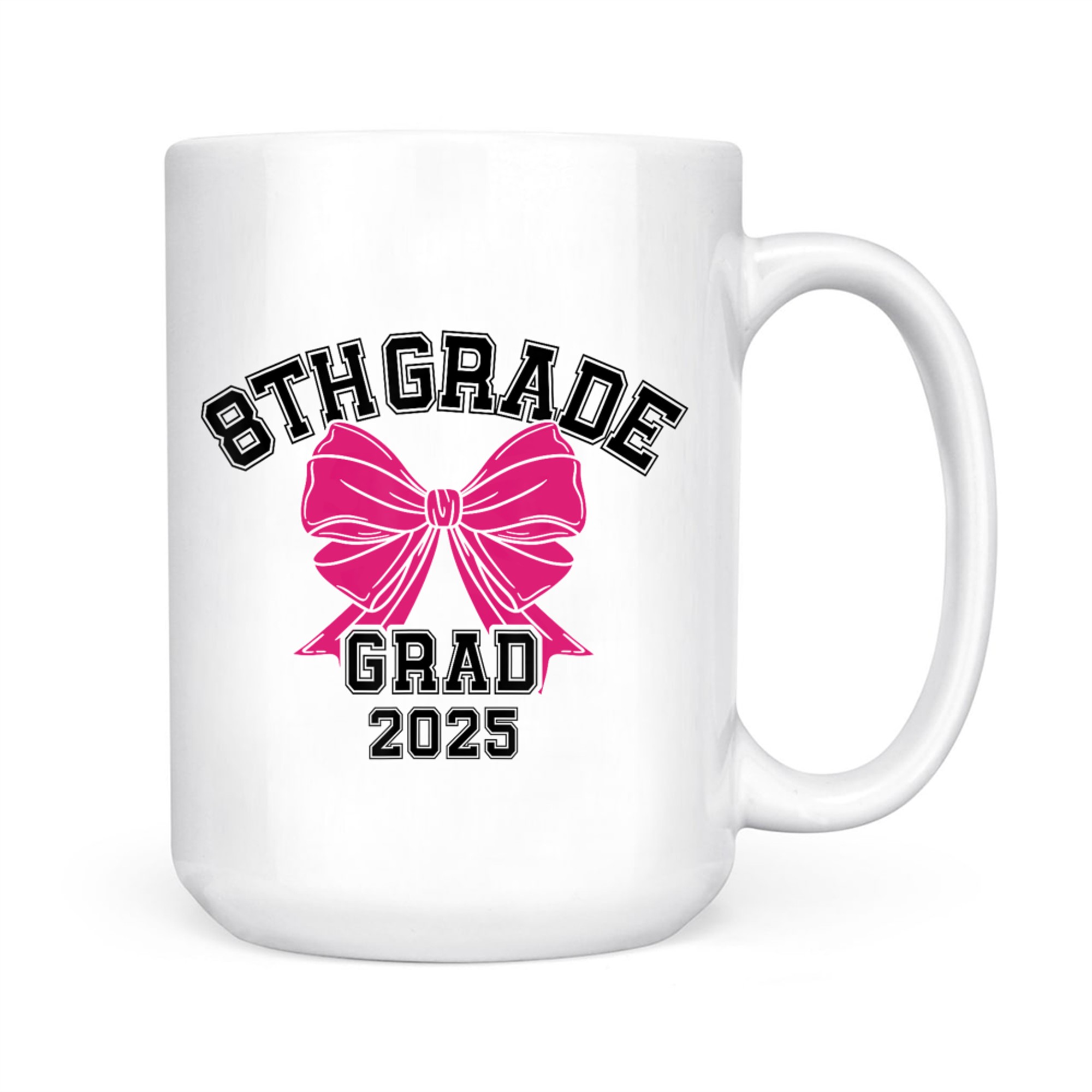 Eighth 8th Grade Grad Coquette Middle School Graduate Mug