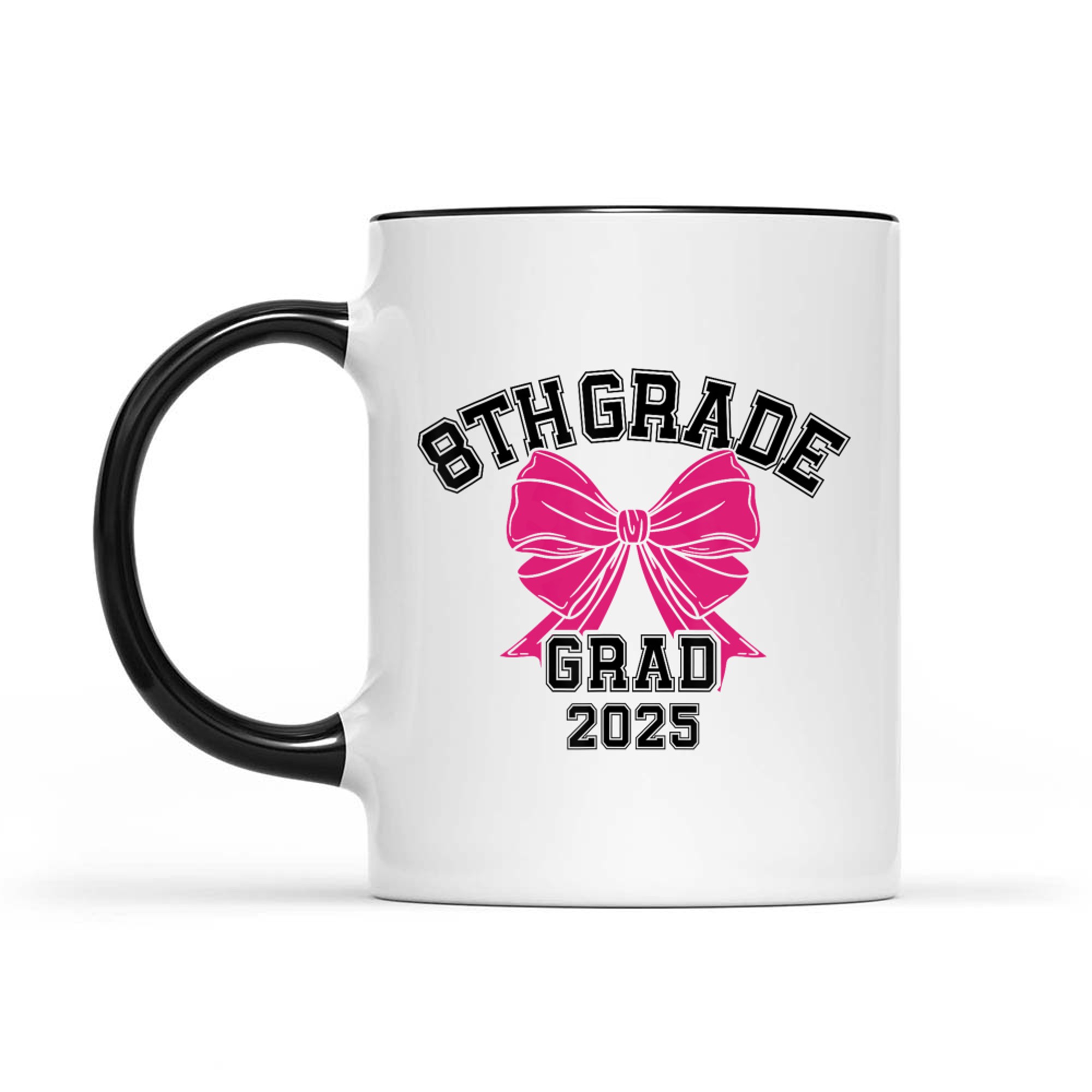 Eighth 8th Grade Grad Coquette Middle School Graduate Mug