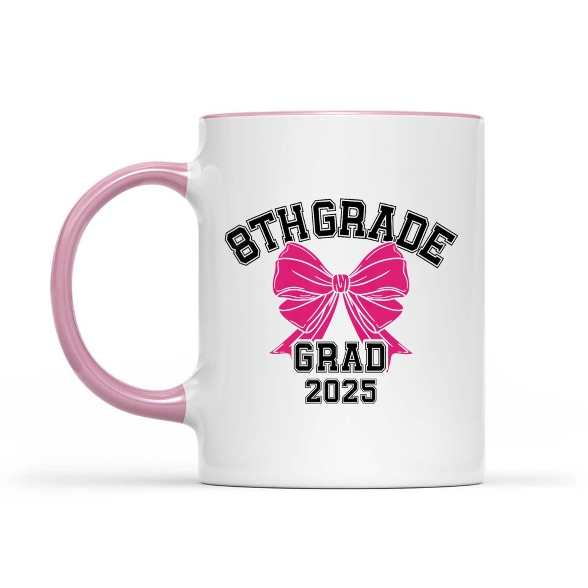 Eighth 8th Grade Grad Coquette Middle School Graduate Mug