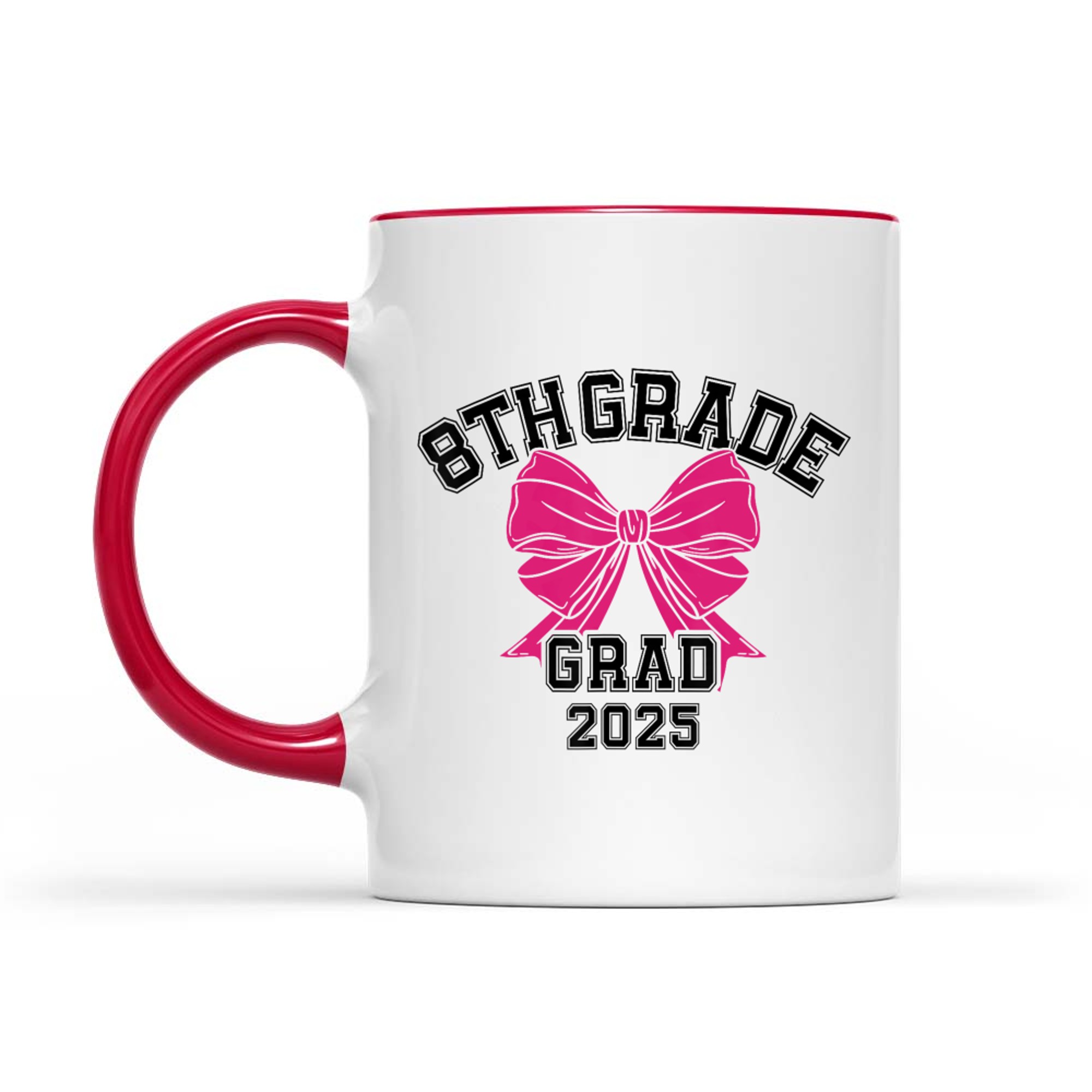 Eighth 8th Grade Grad Coquette Middle School Graduate Mug