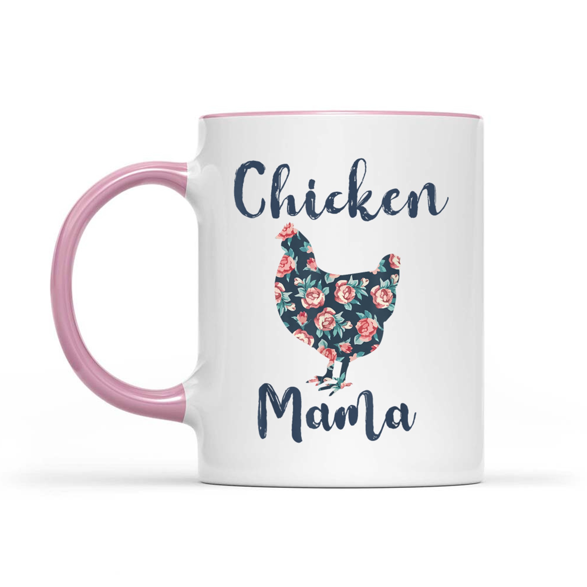 Floral Chicken Mama Farm Life Mother’s Day Rustic Design Mug