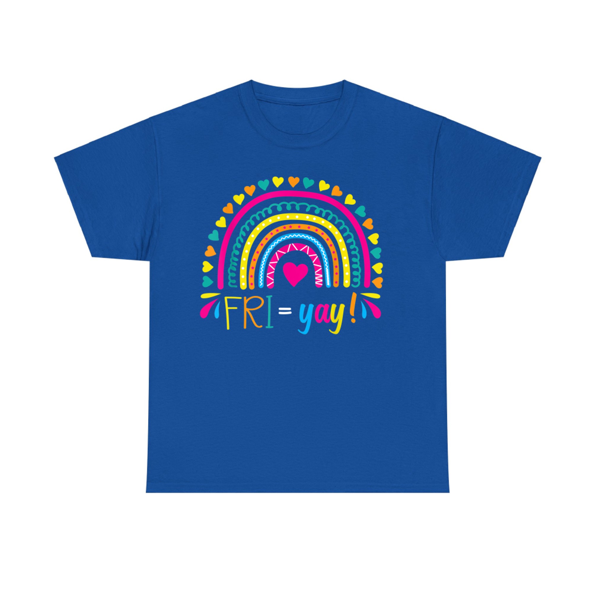 Fri-Yay Happy Friday Lovers Fun Teacher Friyay School T-Shirt