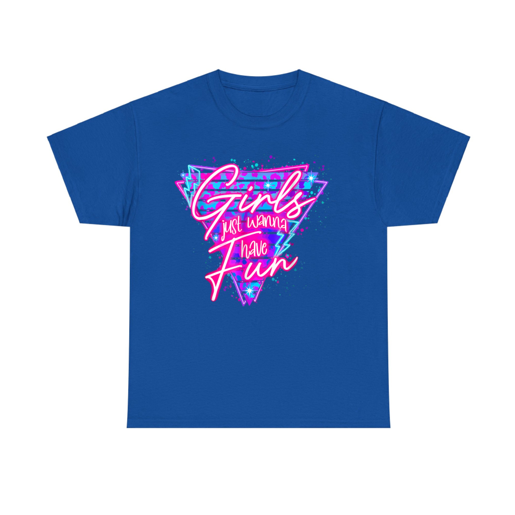 Funny 80's Girls Just Wanna Have Fun Nostalgia 1980s T-Shirt