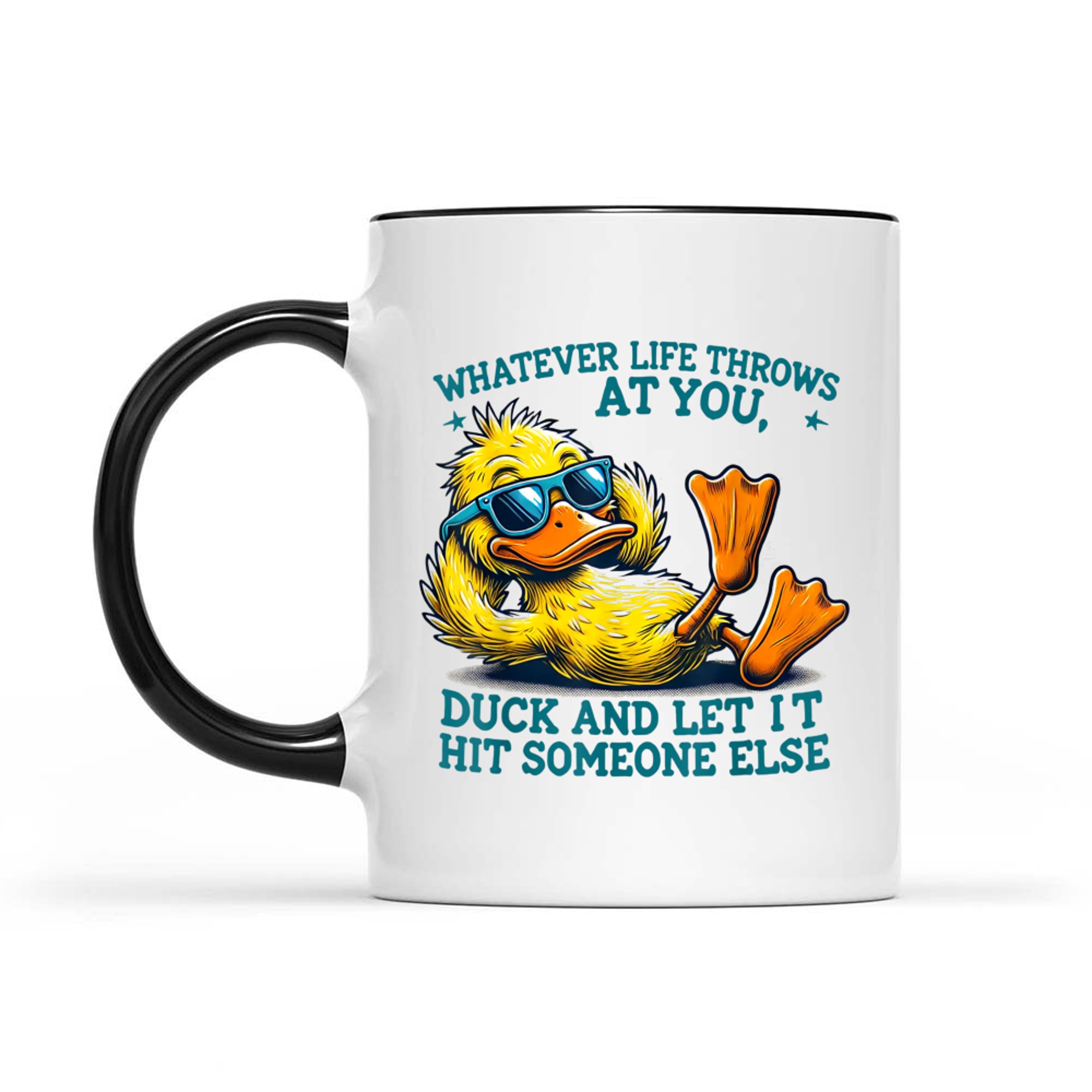Funny Duck Funny Quote Graphic Mug