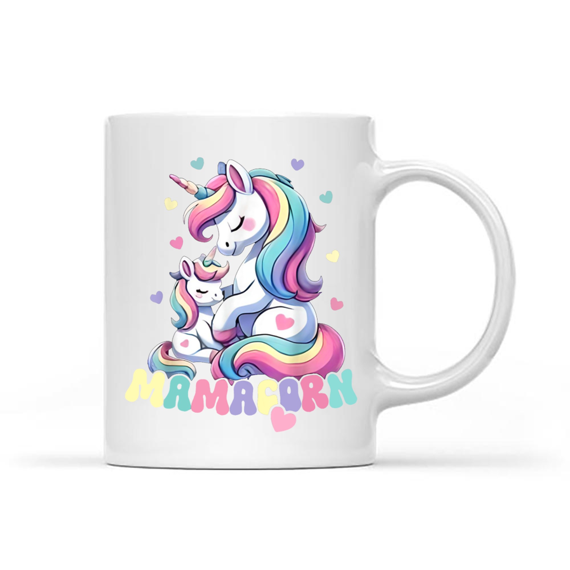 Funny Mamacorn Costume Mothers Day Unicorn Mug