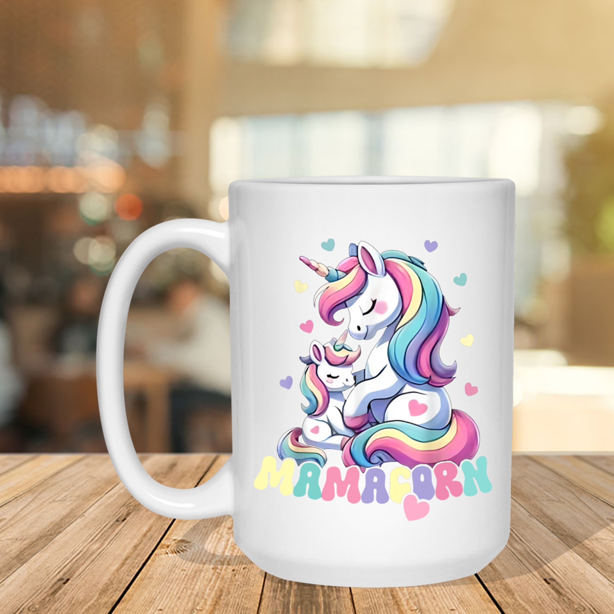 Funny Mamacorn Costume Mothers Day Unicorn Mug