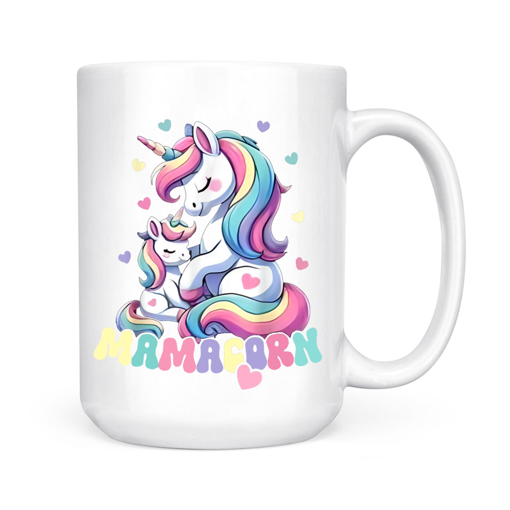 Funny Mamacorn Costume Mothers Day Unicorn Mug