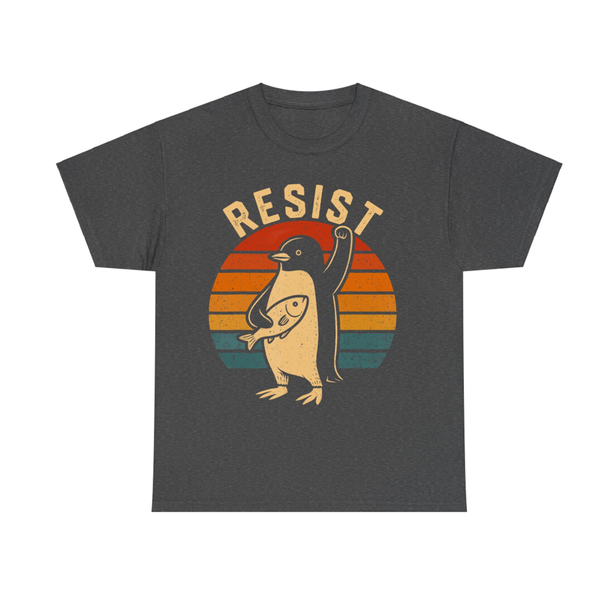 Funny Penguin Resist Penguins Protest Against Tariffs T-Shirt