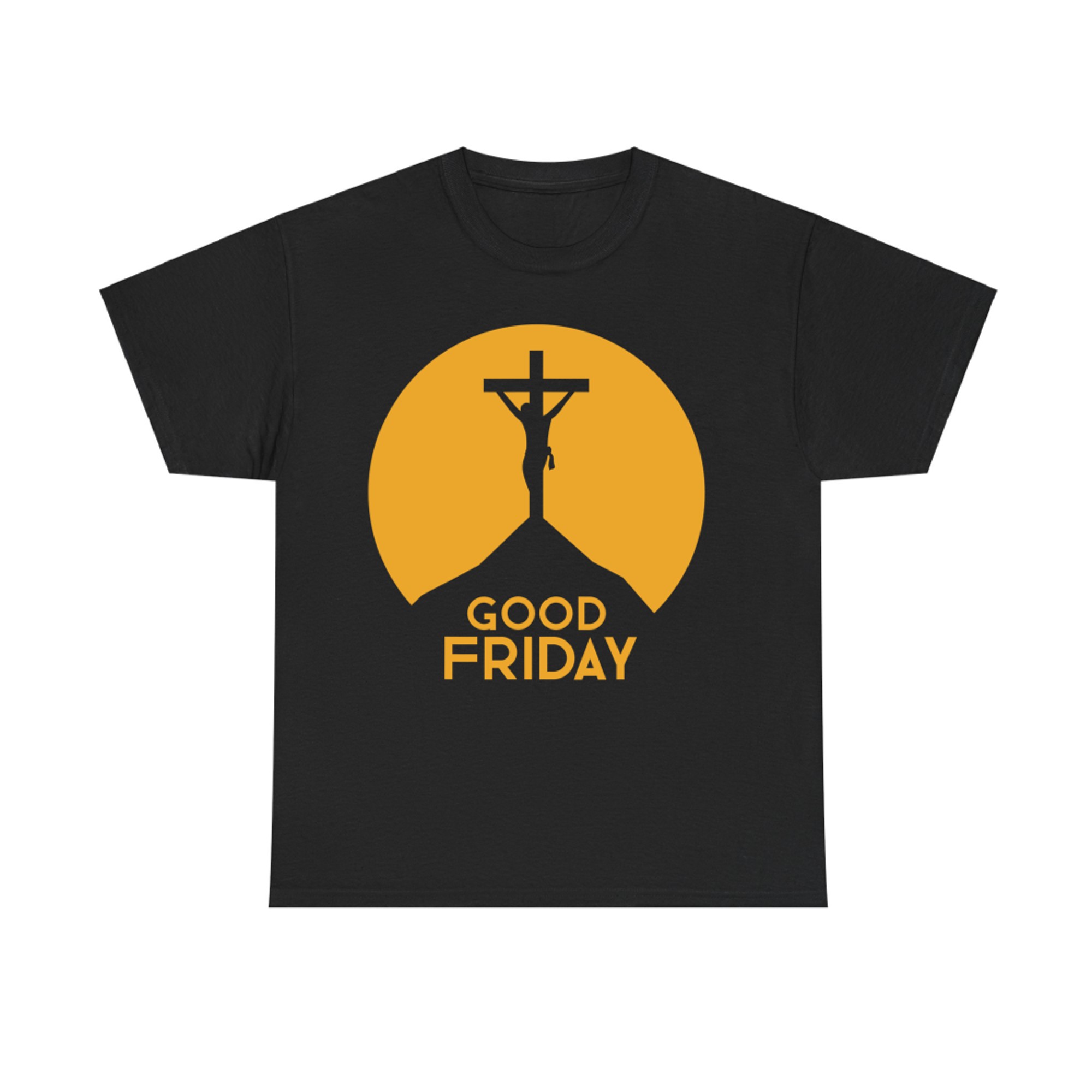 Good Friday Holy Week Christian Faith Love Sunset Graphic Holy Week Reflection T-Shirt