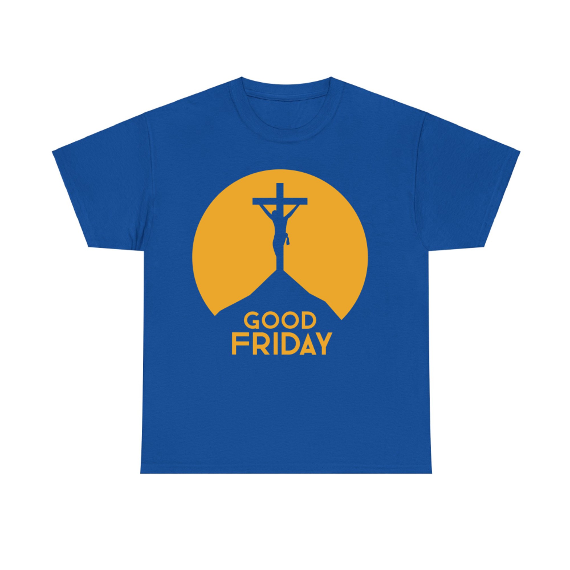 Good Friday Holy Week Christian Faith Love Sunset Graphic Holy Week Reflection T-Shirt