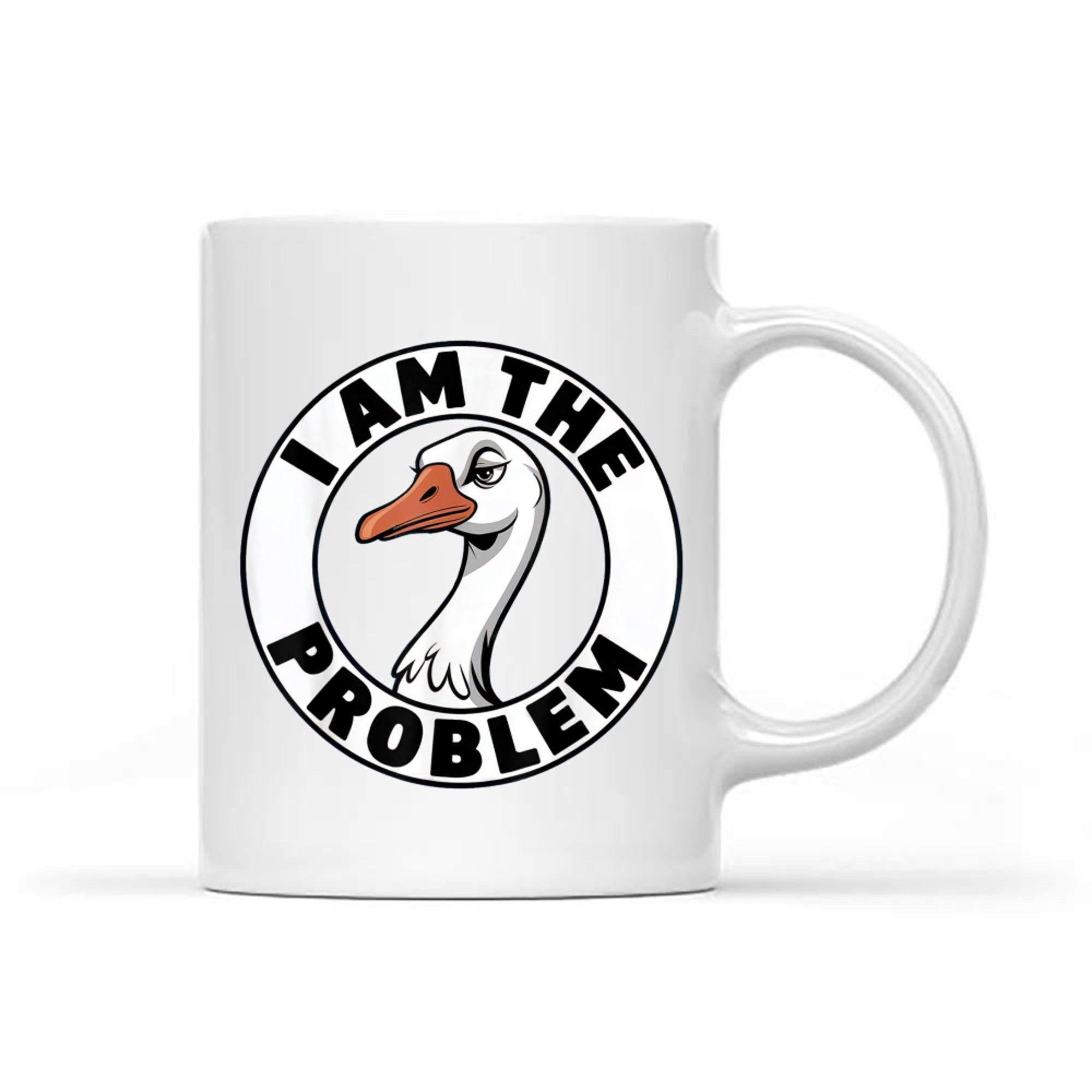 Goose Joke I am The Problem Funny Saying Silly Pun Humor Mug