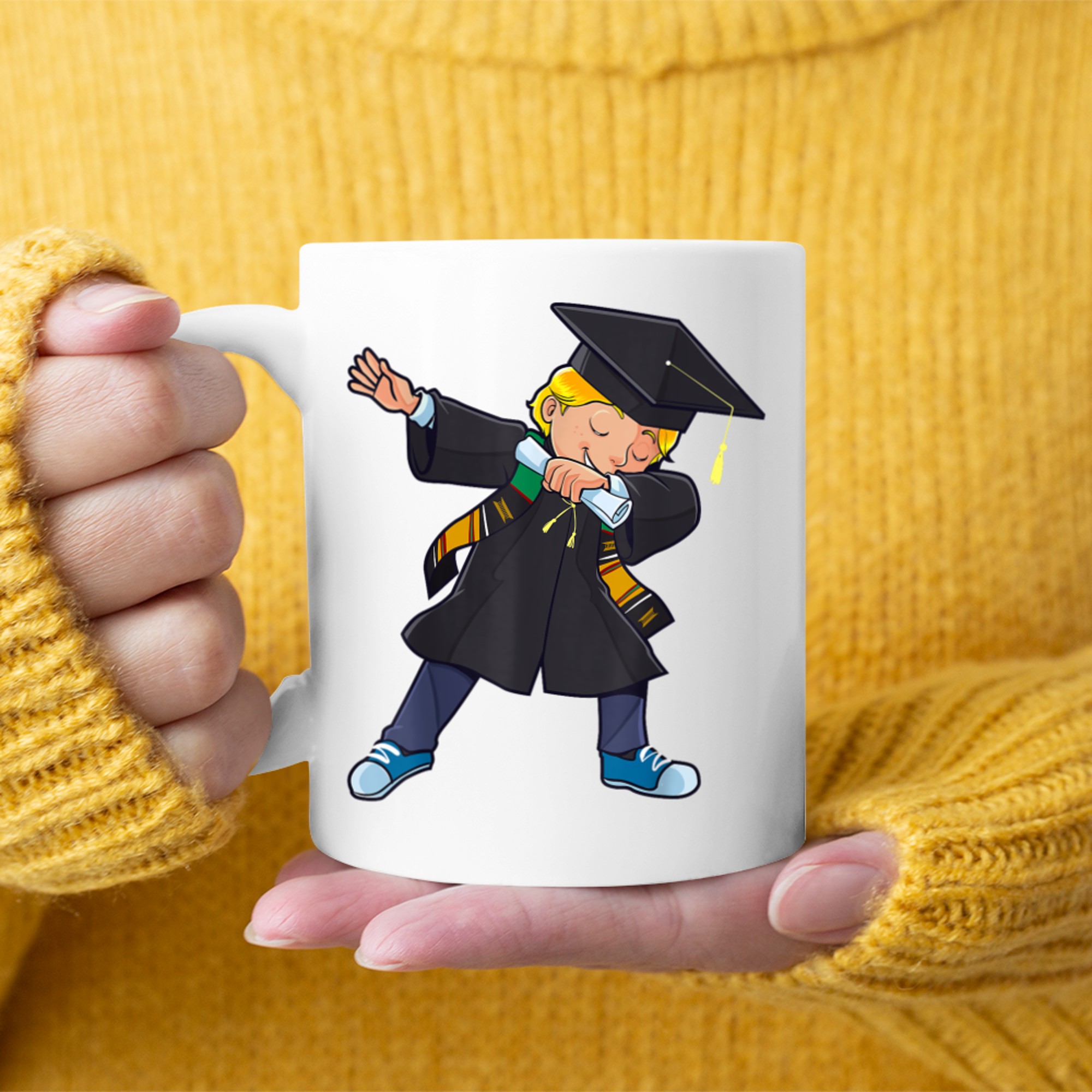 Graduation Class Dabbing Funny Boy Graduate Dab Mug