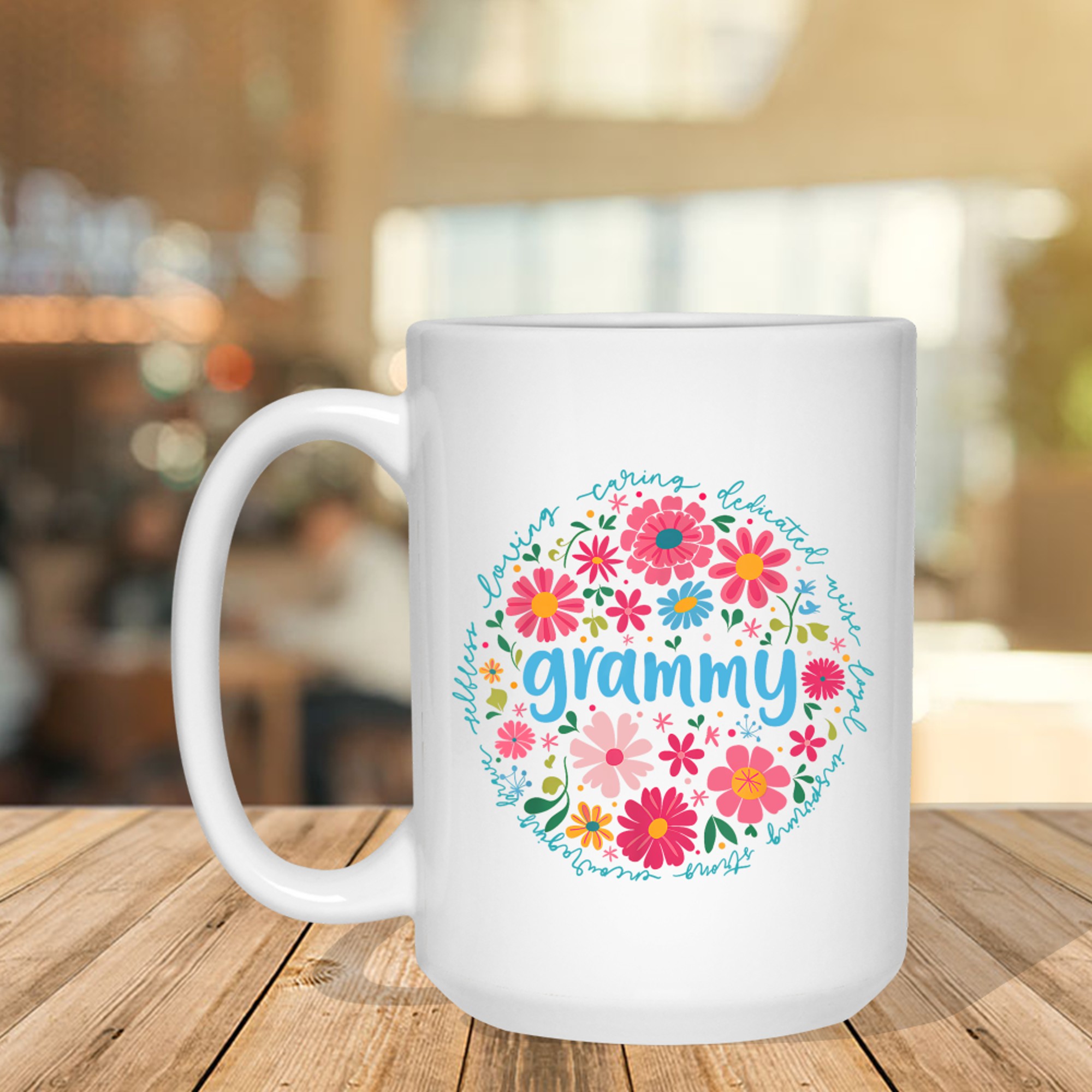 Grammy Mothers Day Grandma Wildflower Floral Women Mug