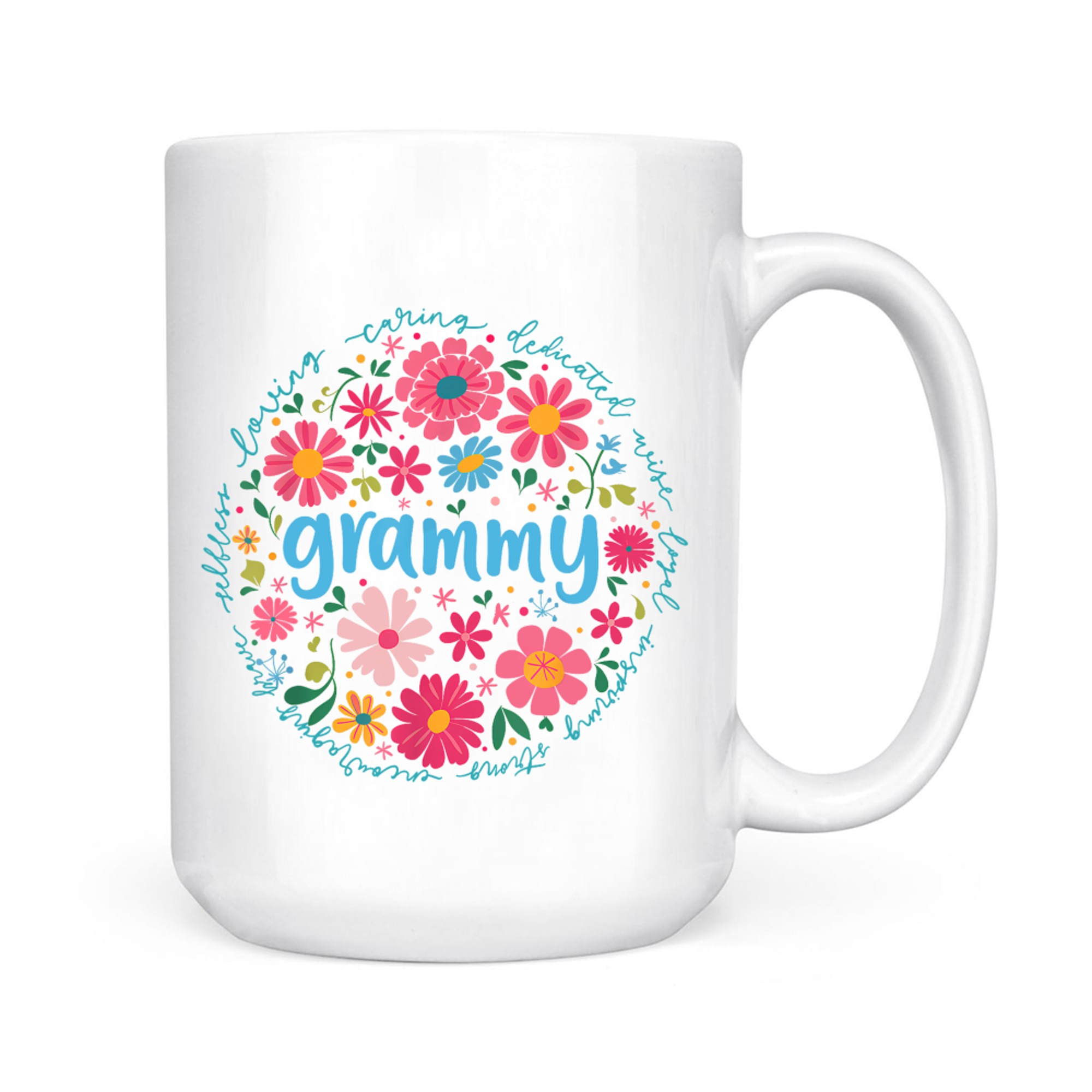 Grammy Mothers Day Grandma Wildflower Floral Women Mug