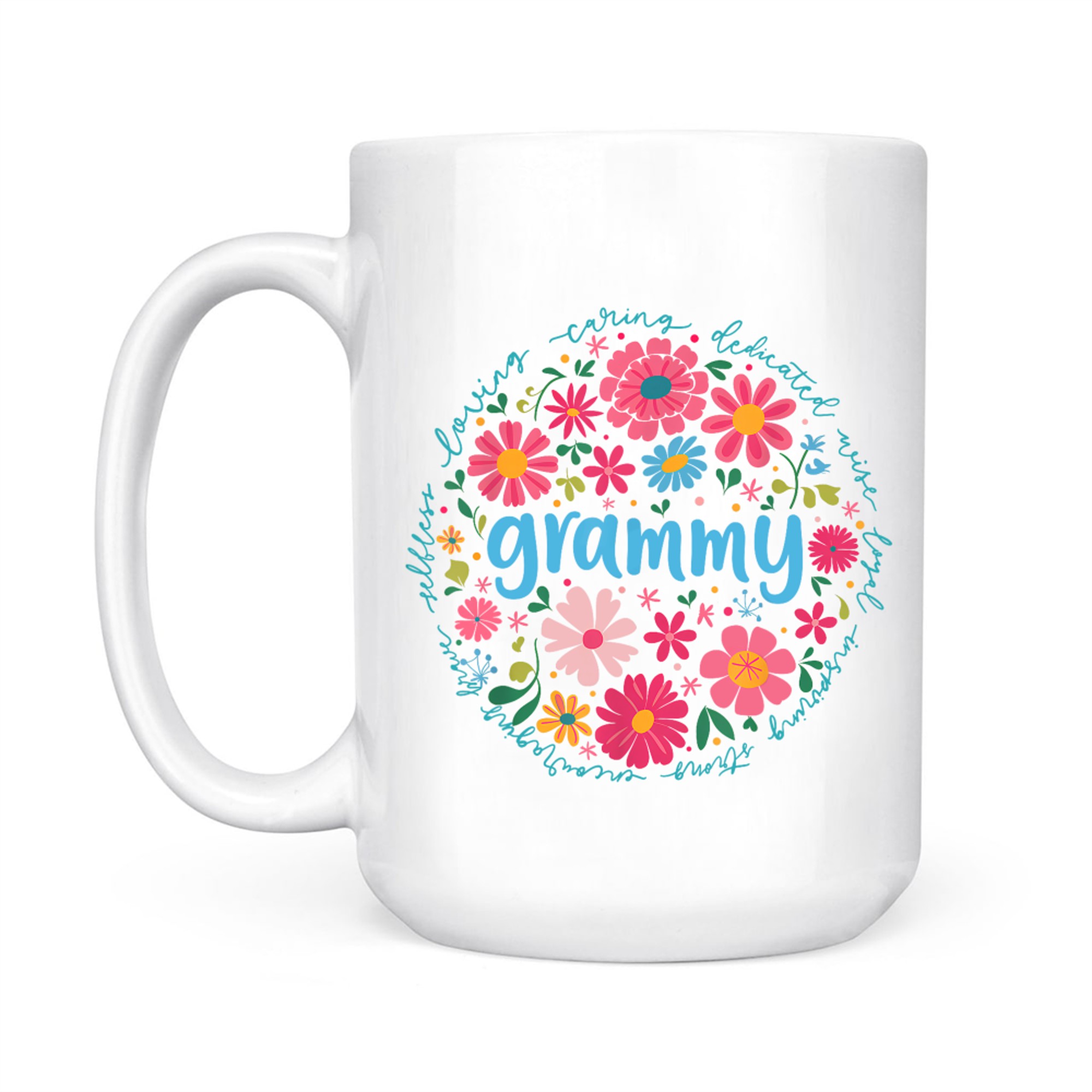 Grammy Mothers Day Grandma Wildflower Floral Women Mug